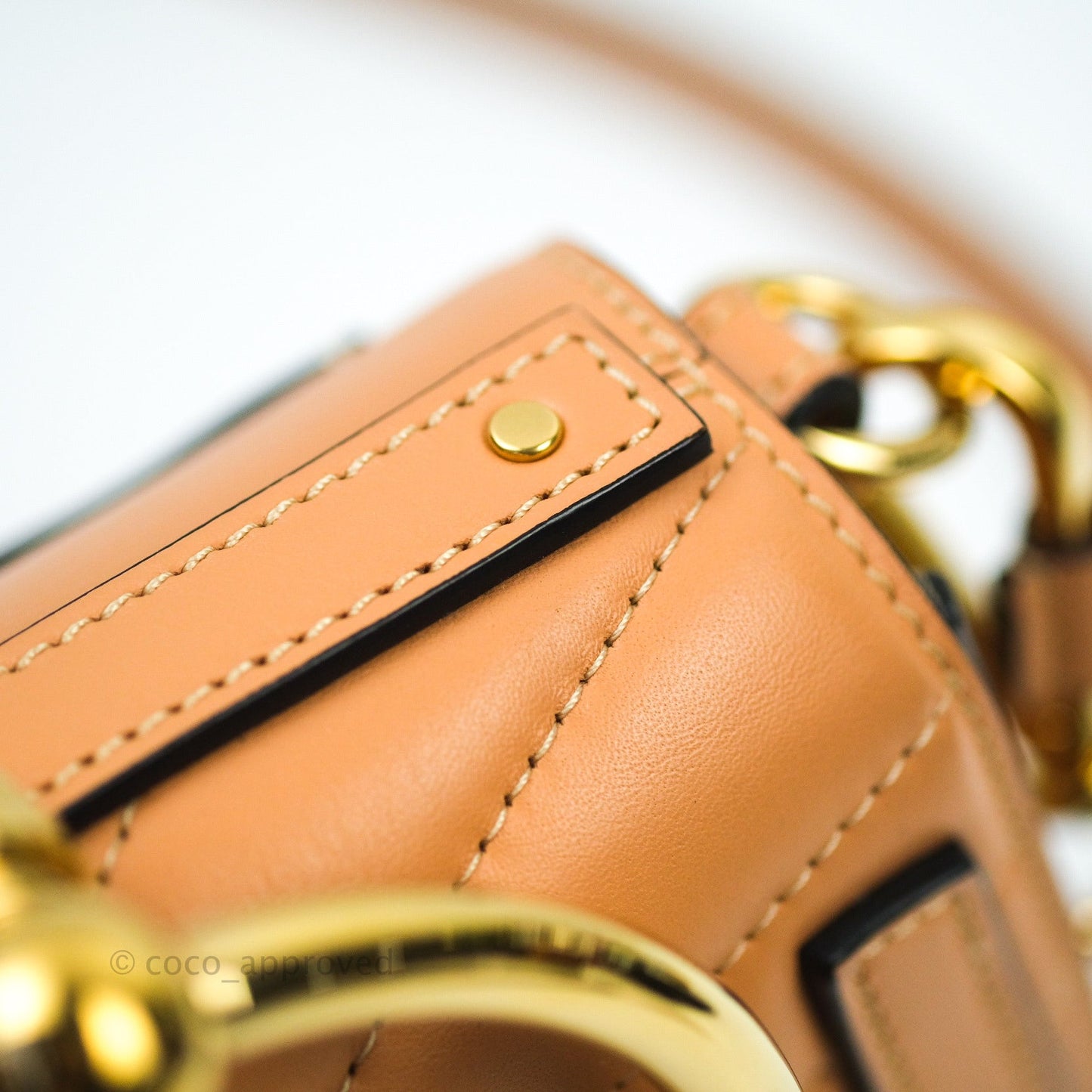 Chloé Nile Crossbody Bag Quilted Leather Beige