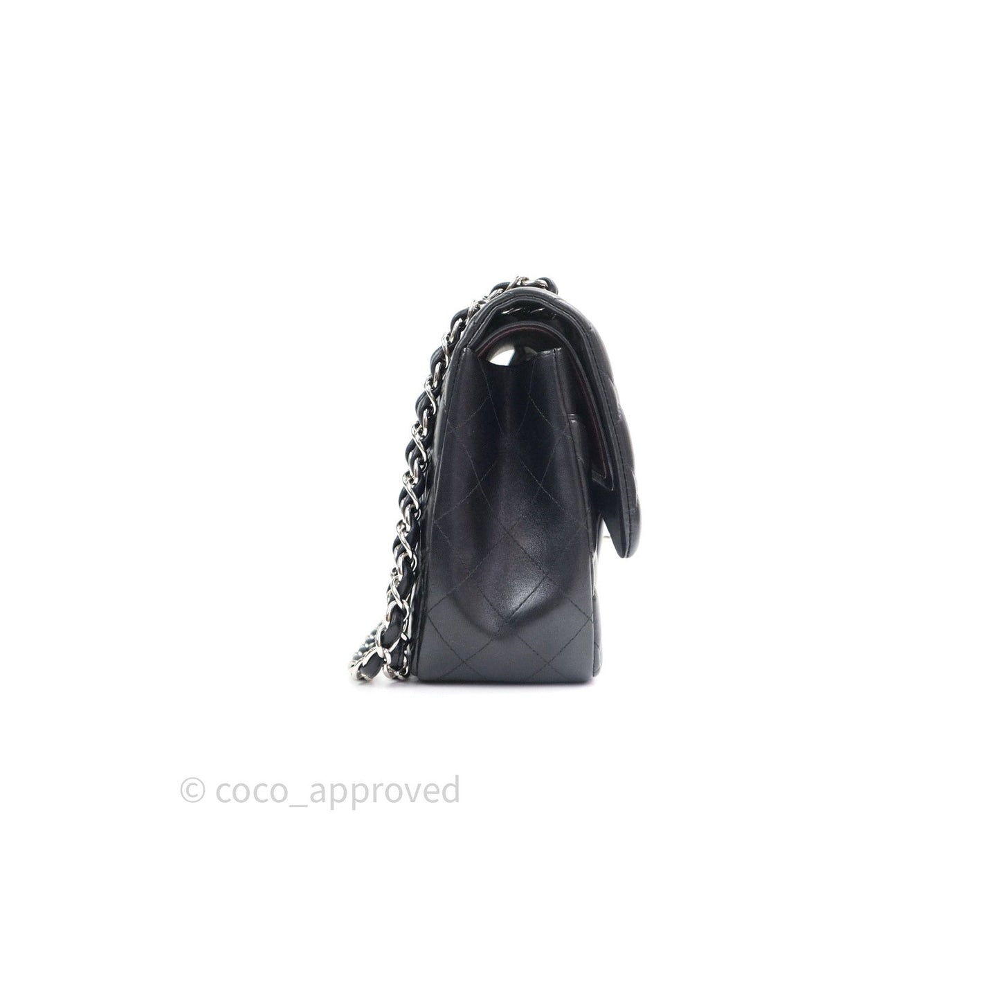 Chanel Jumbo Double Flap Black Lambskin Silver Hardware⁣⁣