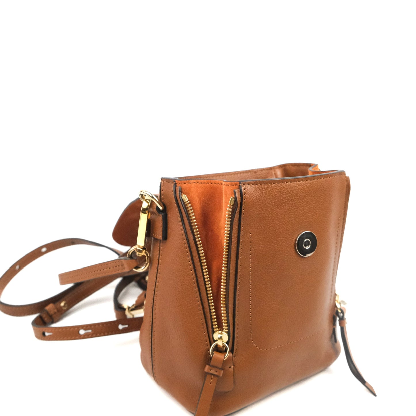 Chloé Mini Faye Backpack Brown