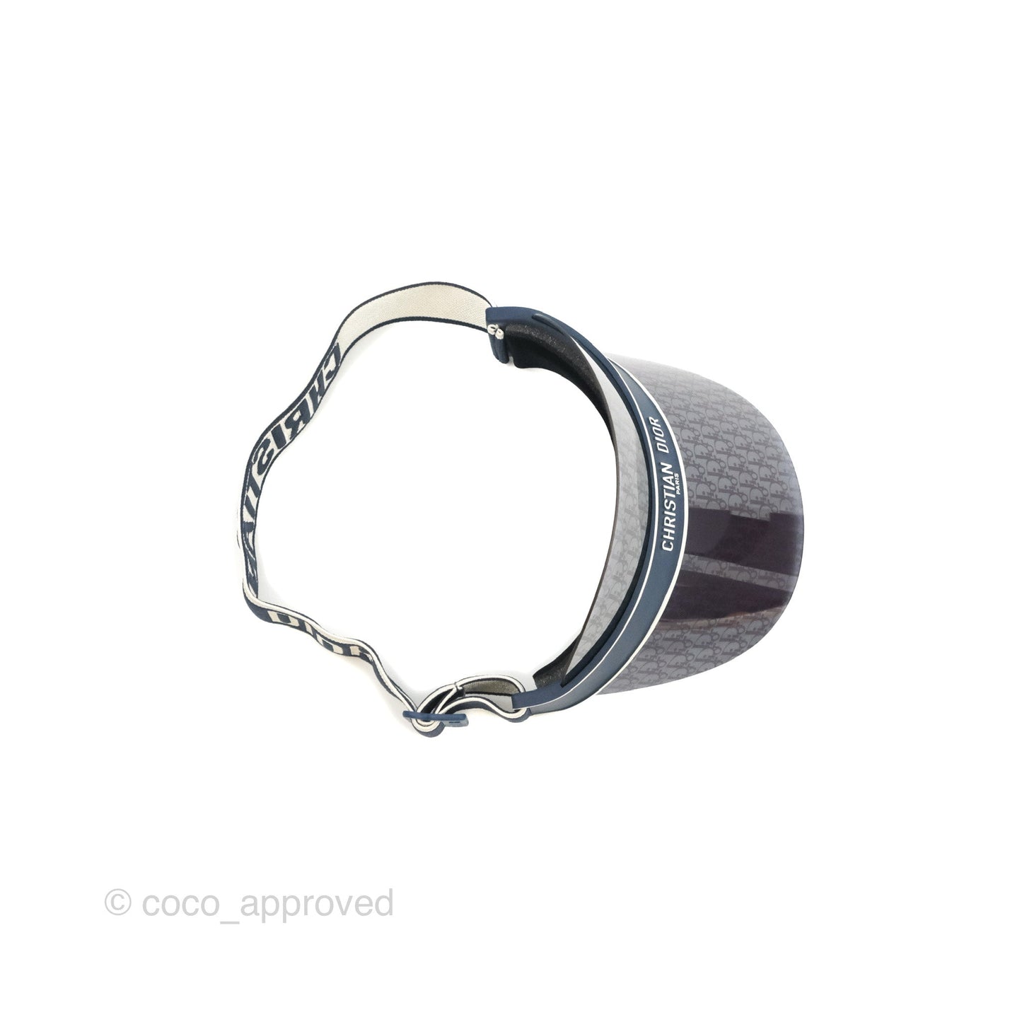Christian Dior Diorclub V1U Dior Blue Oblique Visor