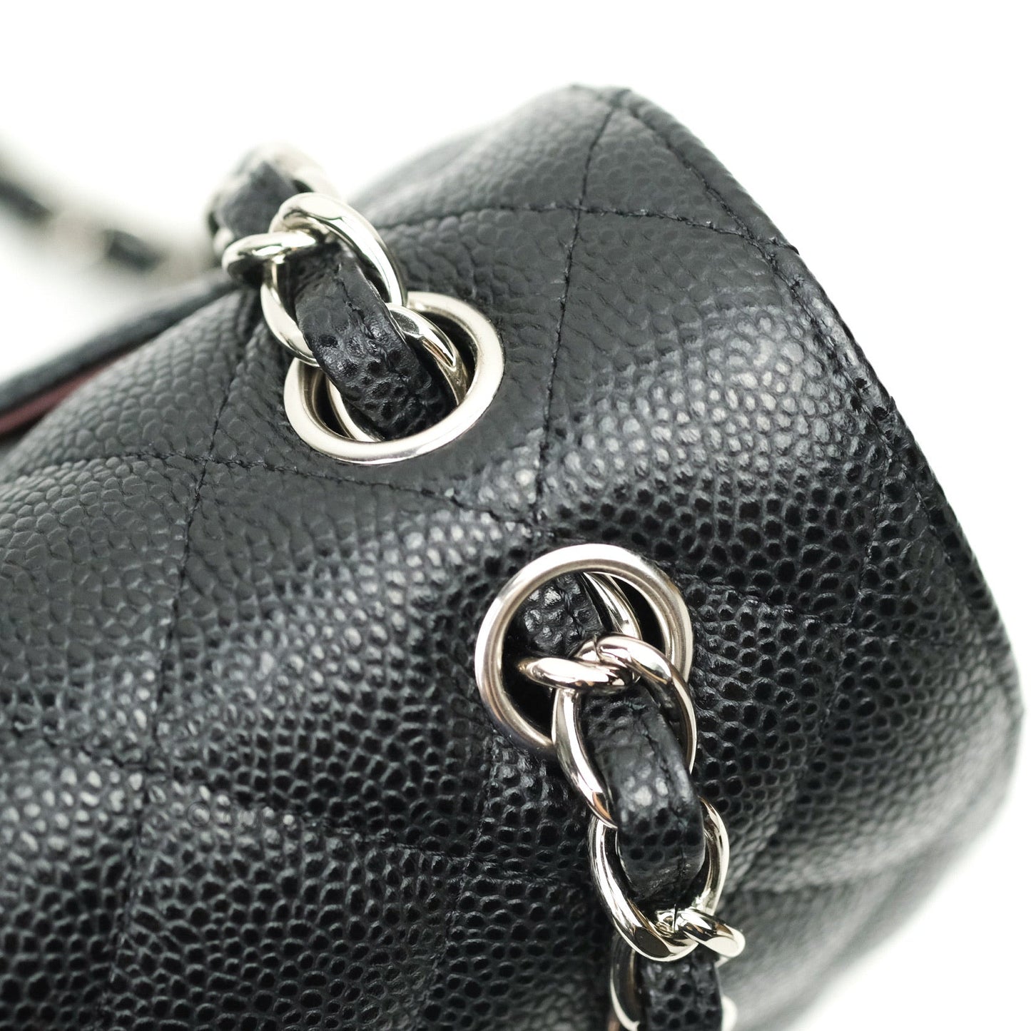 Chanel Classic Jumbo Double Flap Black Caviar Silver Hardware⁣⁣