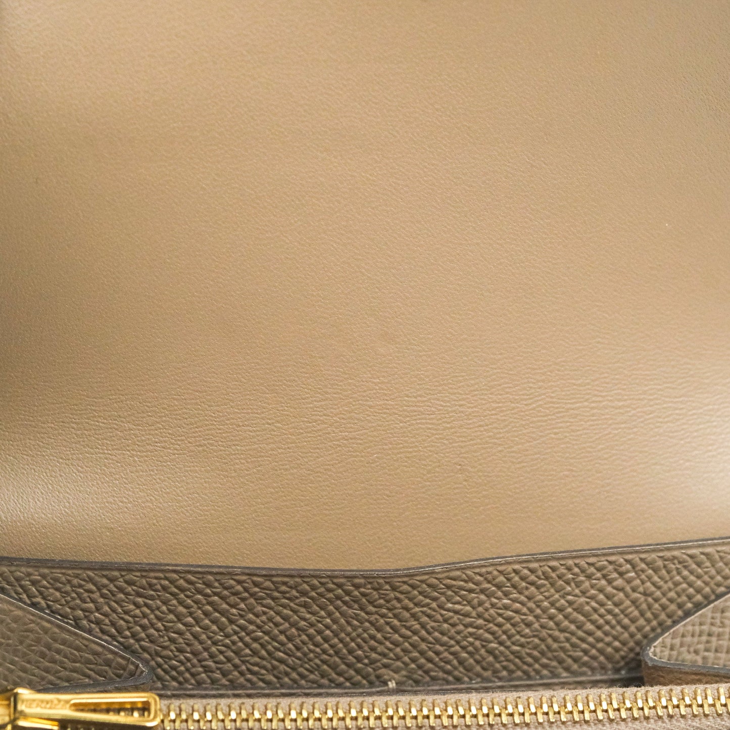 Hermès Constance Short Wallet Gris Asphalt Epsom Rose Gold Hardware