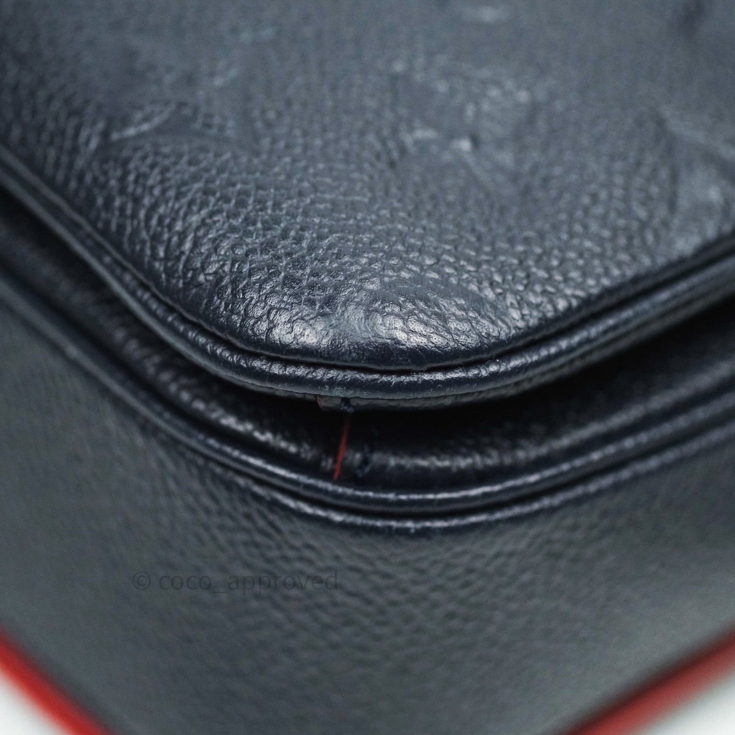 Louis Vuitton Empreinte Pochette Metis Marine Rouge