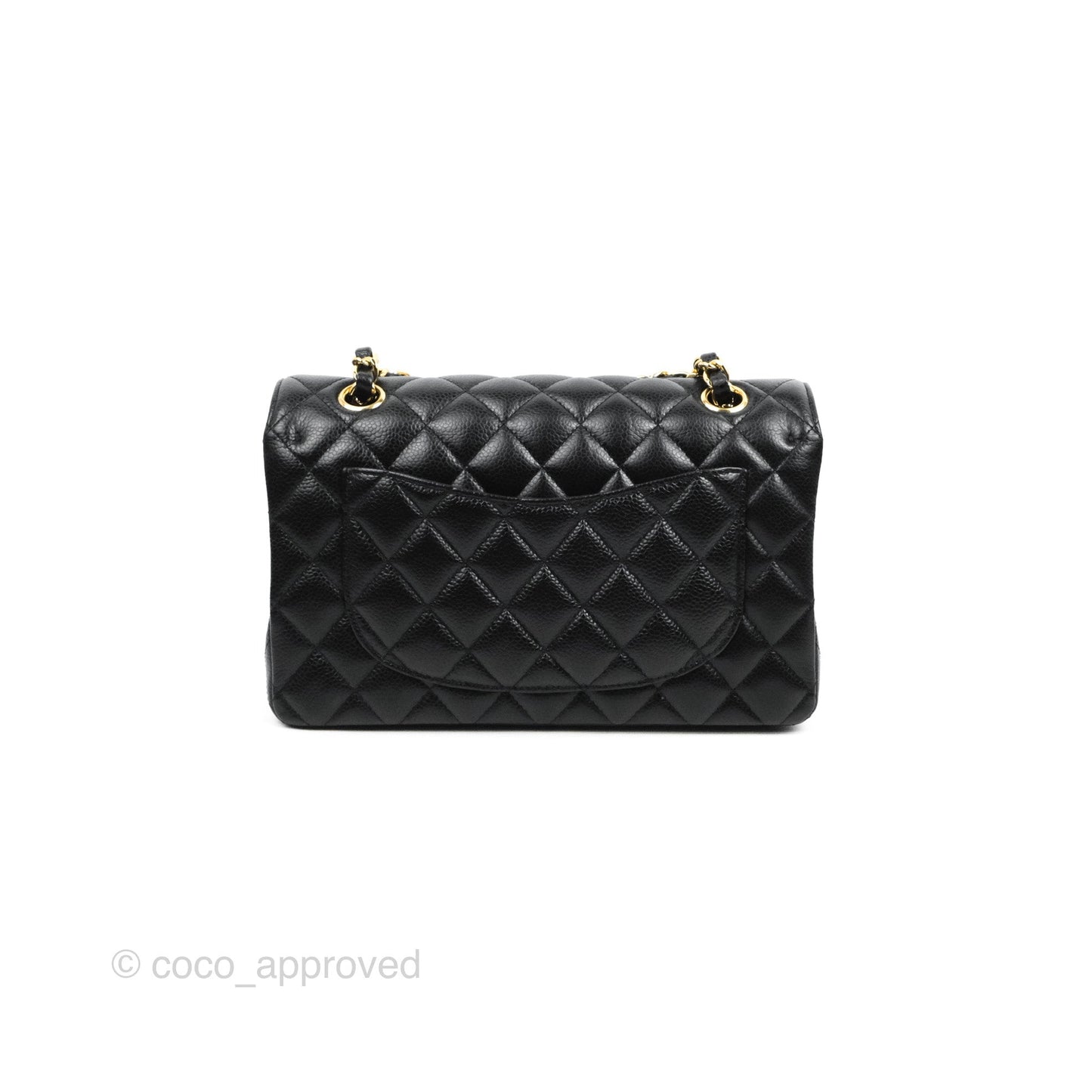 Chanel Quilted Small Classic Flap Black Caviar Gold Hardware
