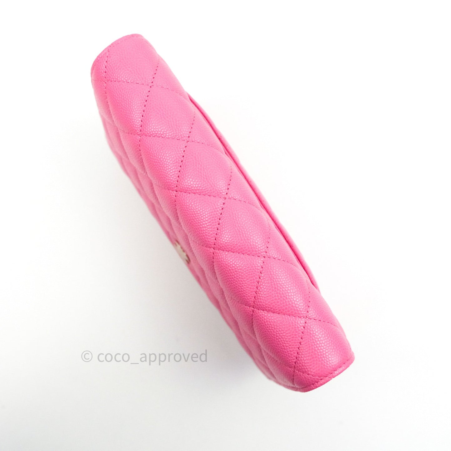 Chanel Caviar Quilted Wallet on Chain WOC Pink Light Gold Hardware 20S