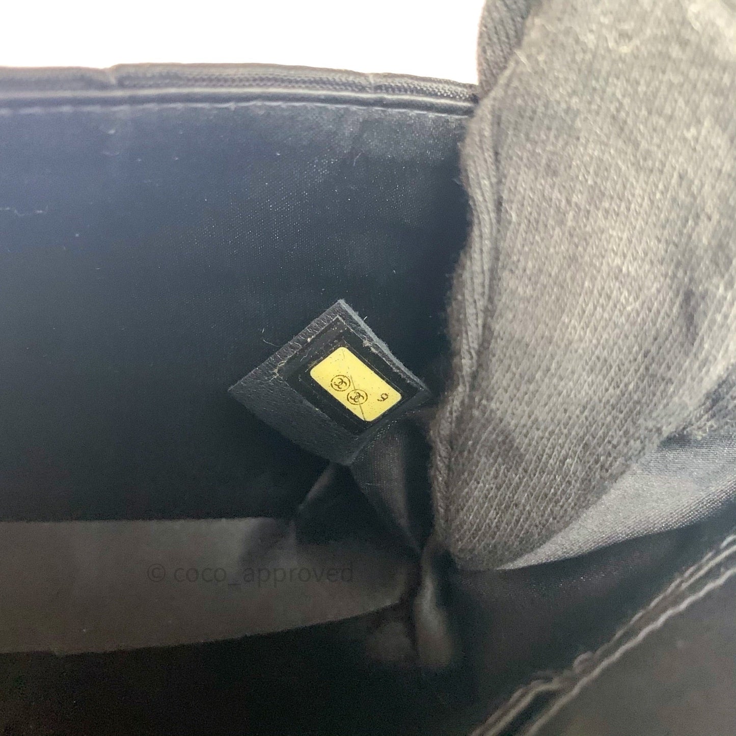 Chanel Denim So Black Camellia Clutch With Chain