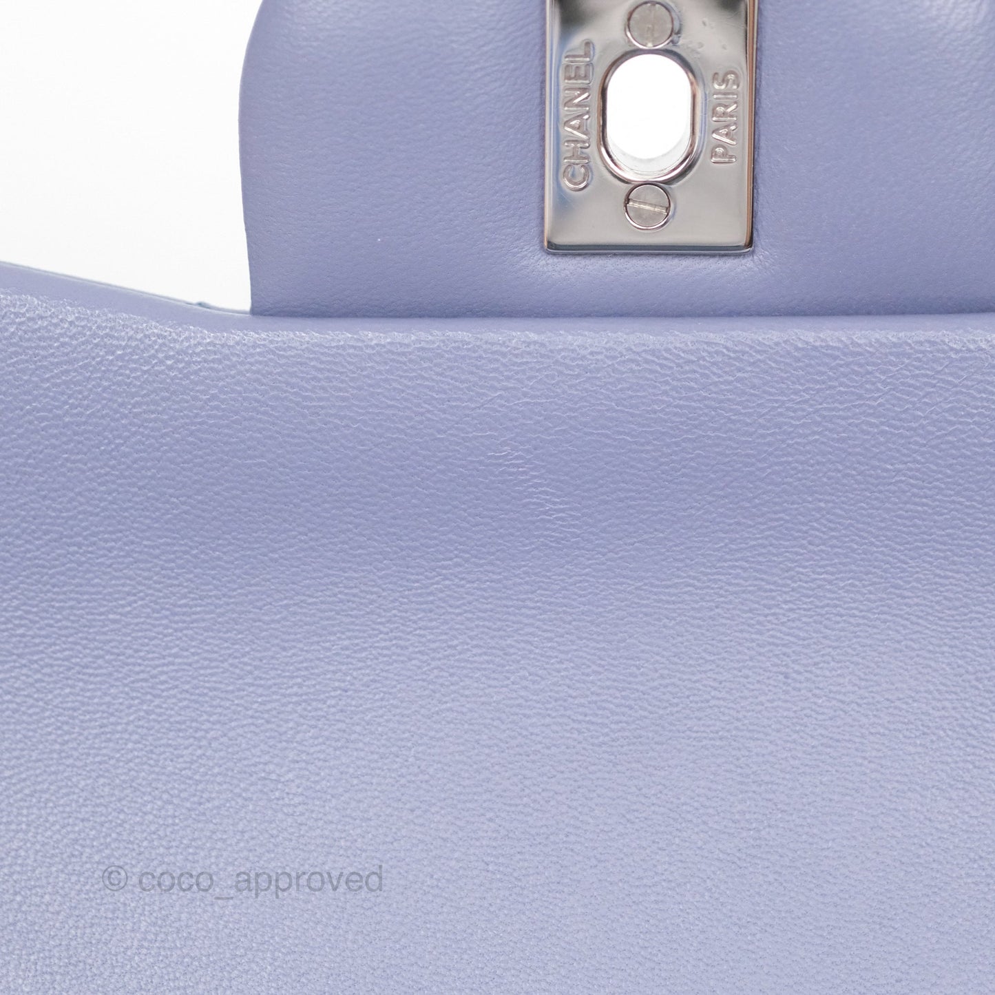 Chanel Jumbo Double Flap Lavender Blue Lambskin Silver Hardware⁣⁣