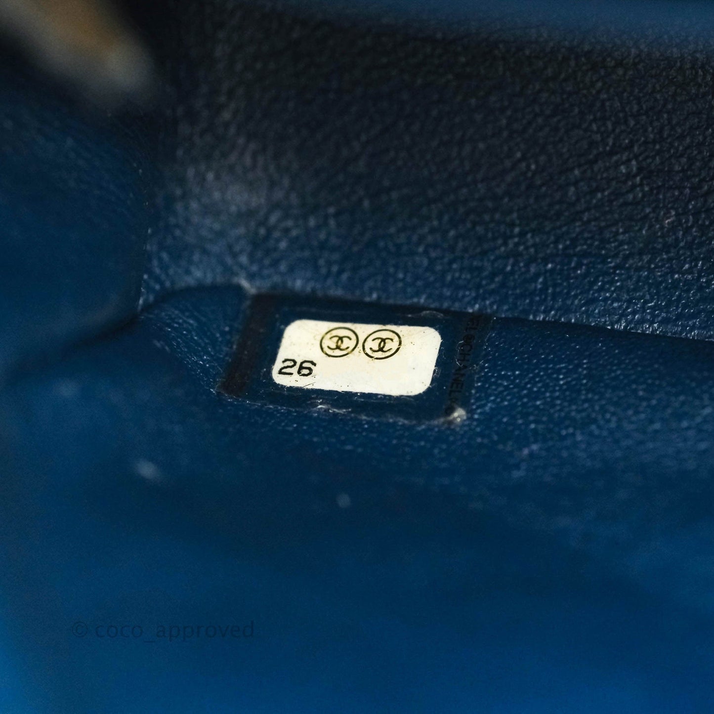 Chanel Quilted Mini Rectangular Navy Tweed Gold Hardware