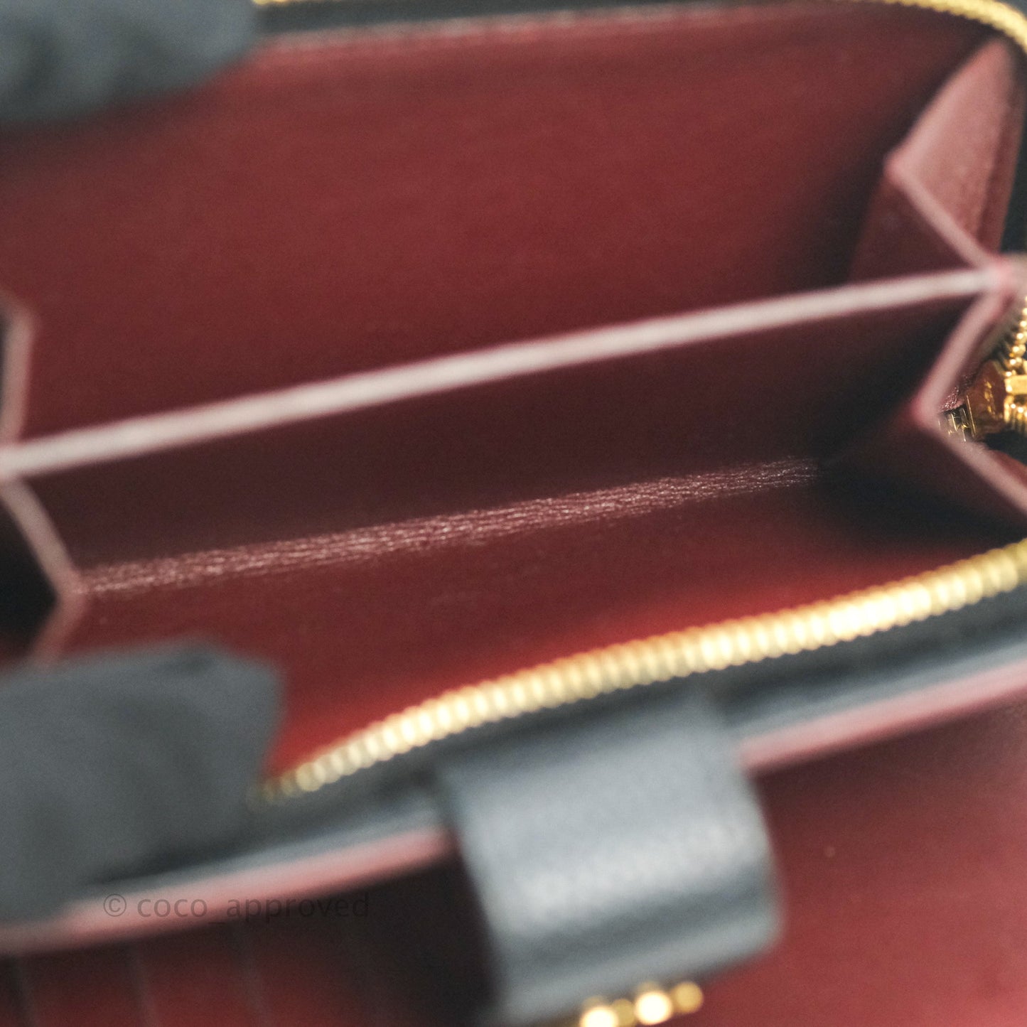 Chanel Timeless Black Caviar Wallet Gold Hardware
