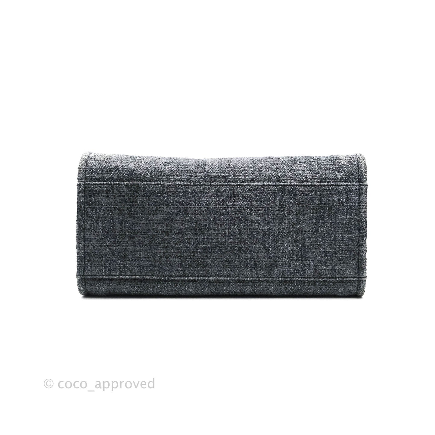 Chanel Large Deauville Charcoal Grey Canvas