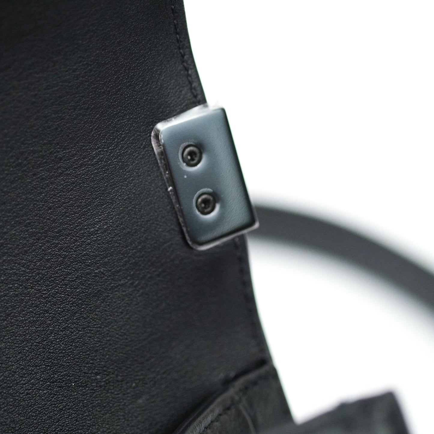 Chanel Quilted Medium Calfskin Boy Flap So Black Hardware