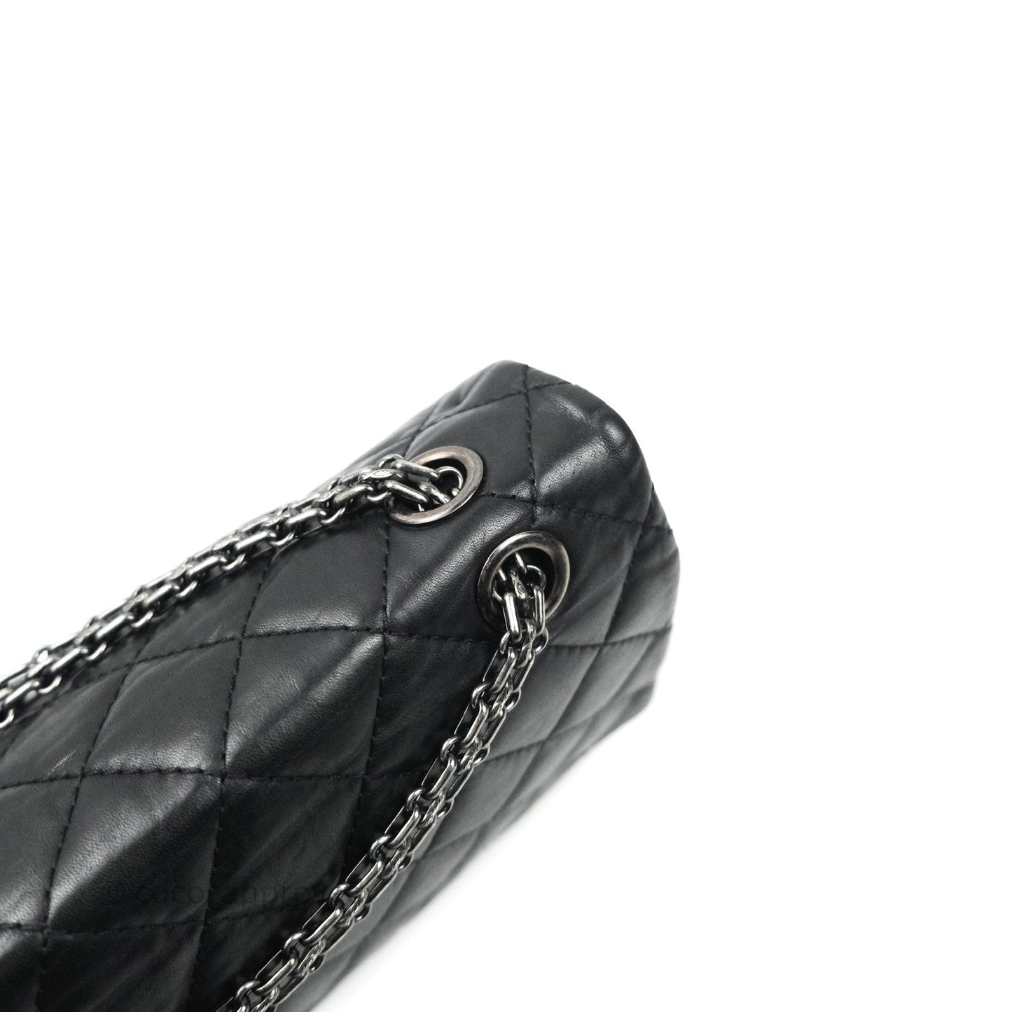 Chanel Reissue Quilted Aged Calfskin Black Ruthenium Hardware 226