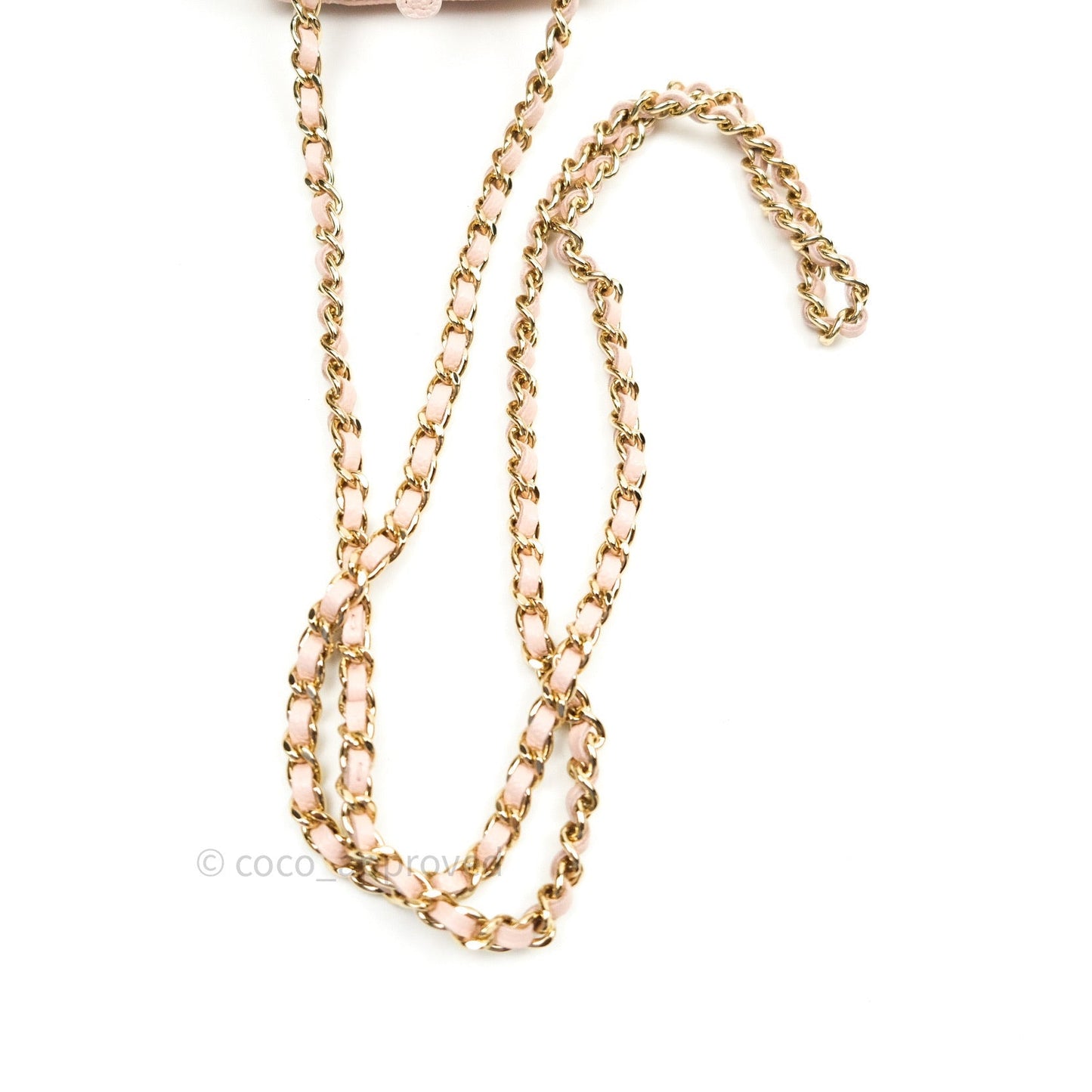 Chanel Classic Mini Vanity With Chain Pink Caviar Gold Hardware
