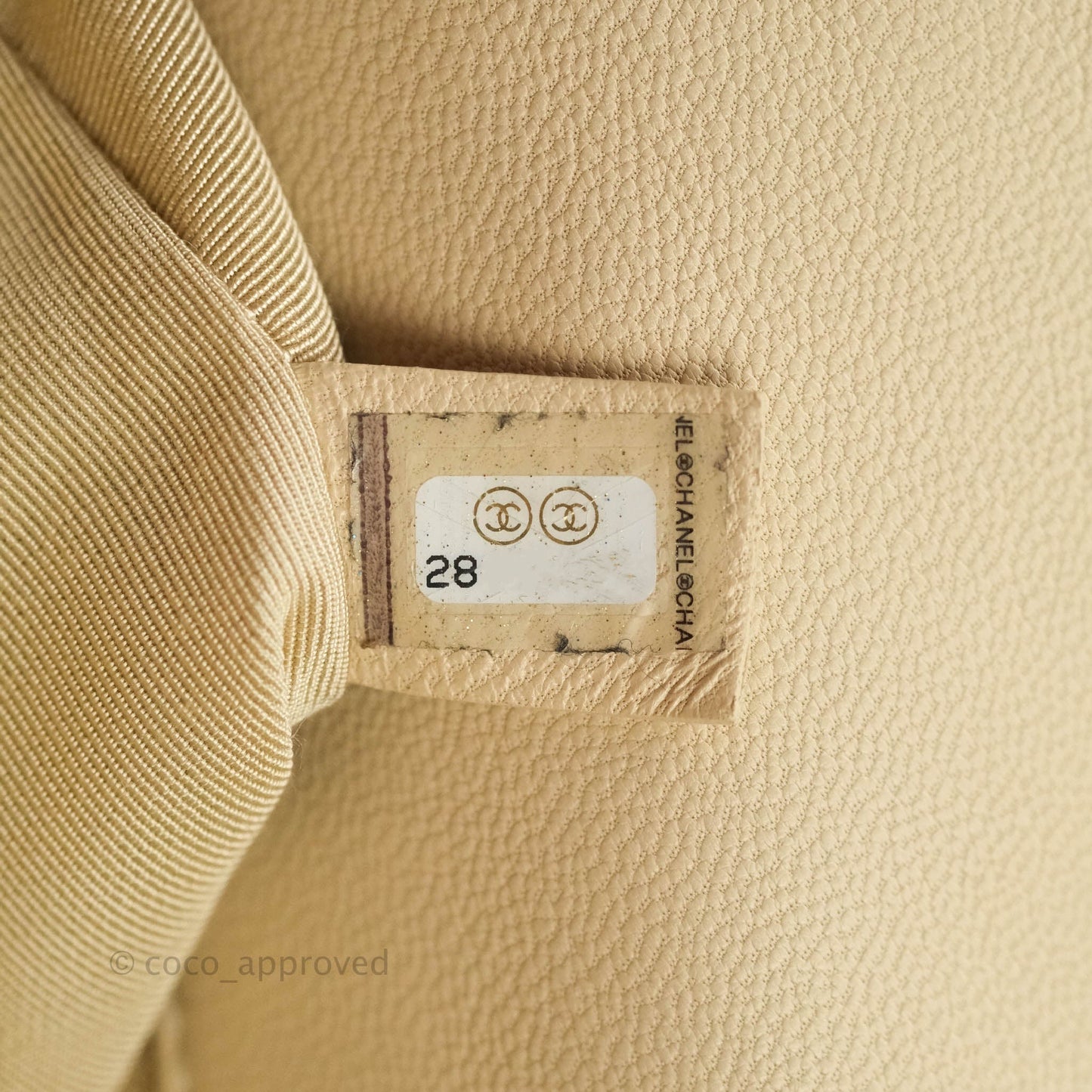 Chanel 19 Small Beige Goatskin Mixed Hardware