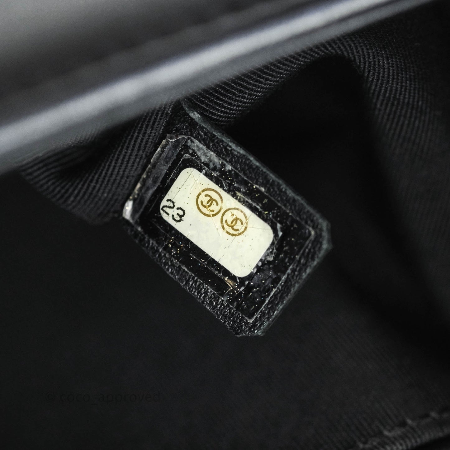 Chanel Boy Chevron Medium Black Lambskin Gold Hardware