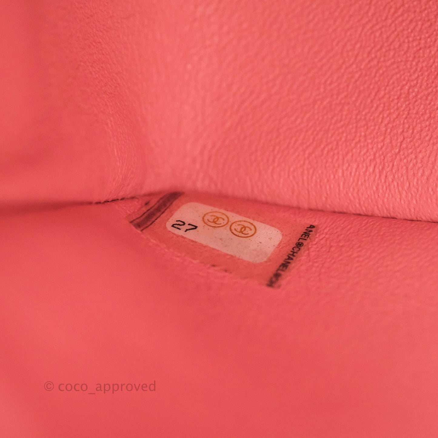 Chanel Classic Quilted Mini Rectangular Flap Pink Lambskin Aged Gold Hardware