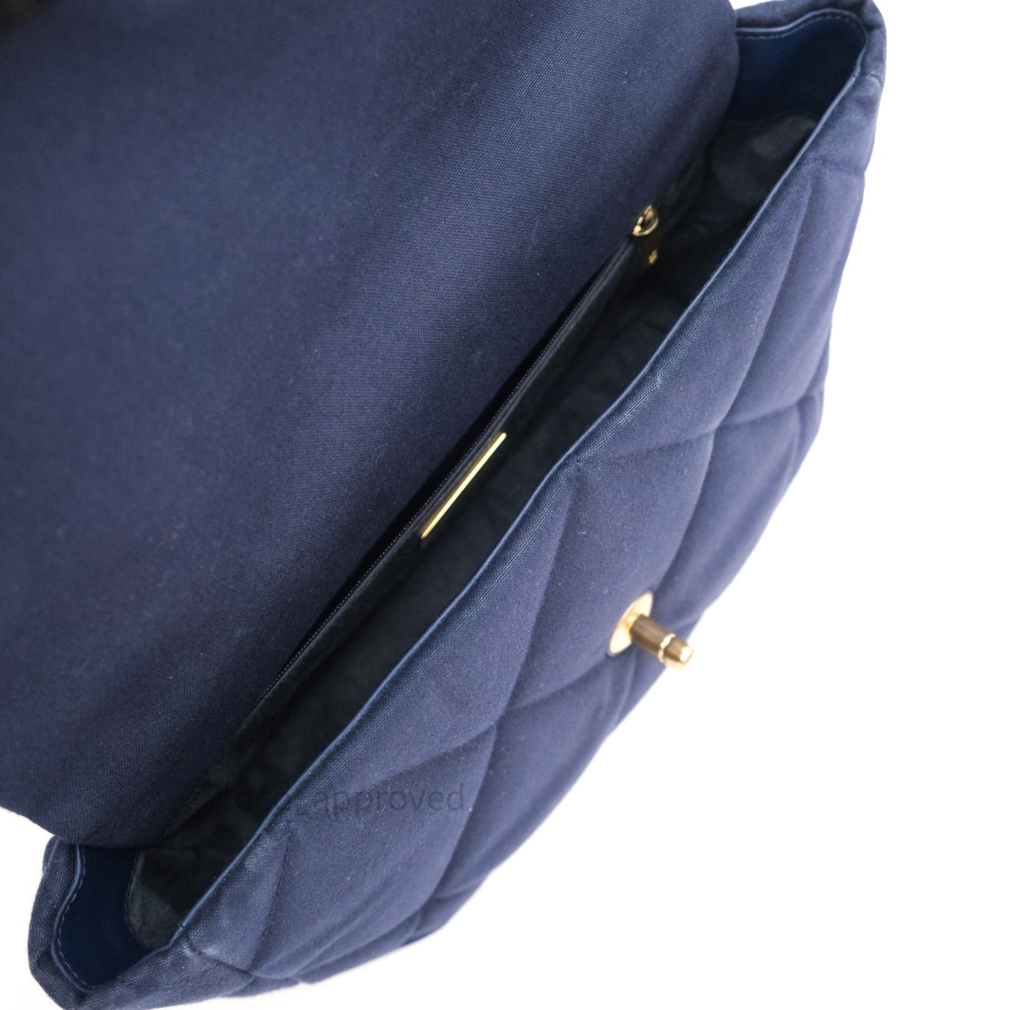 Chanel 19 Medium Canvas Navy Mixed Hardware