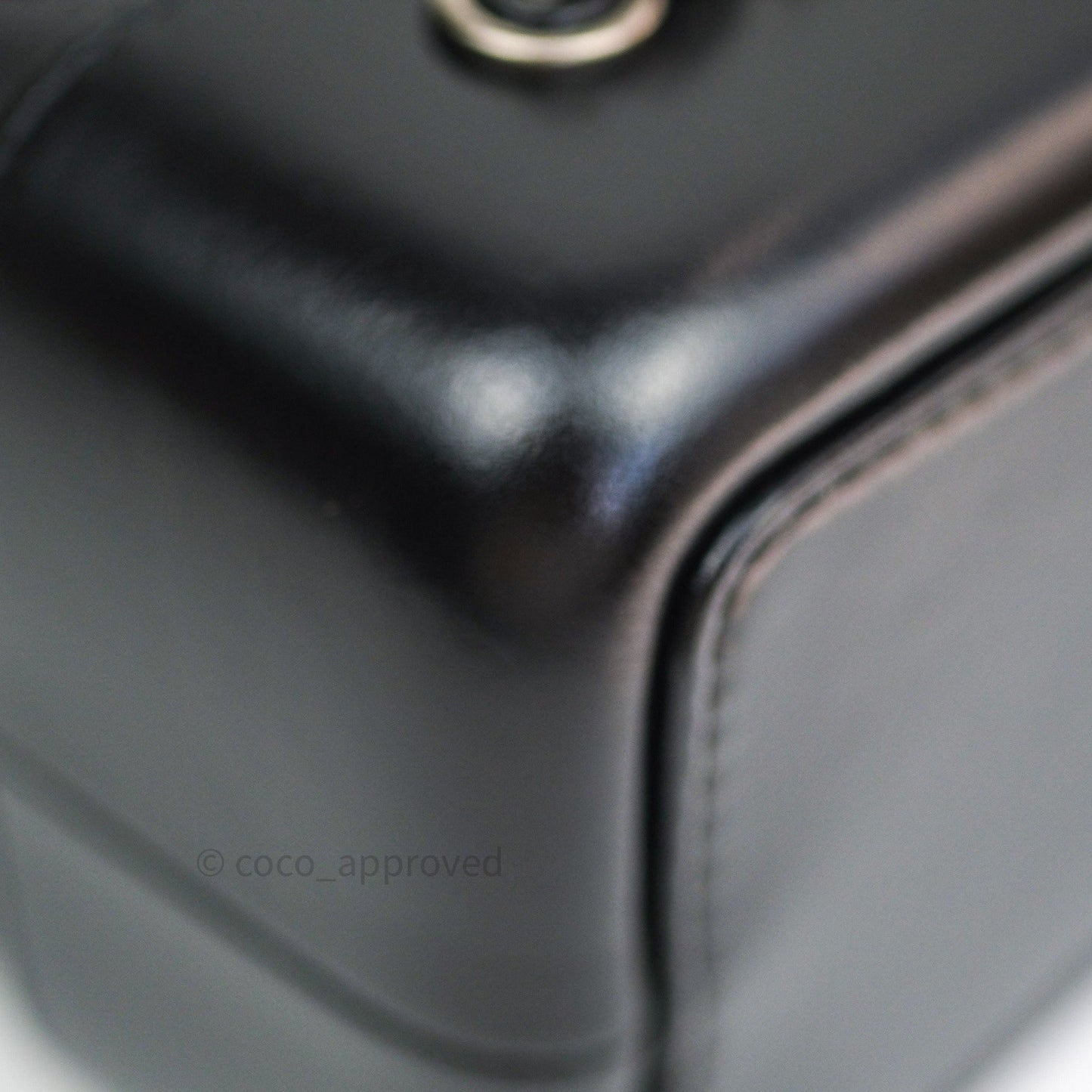 Chanel Gabrielle Backpack Black Aged Calfskin Small Black
