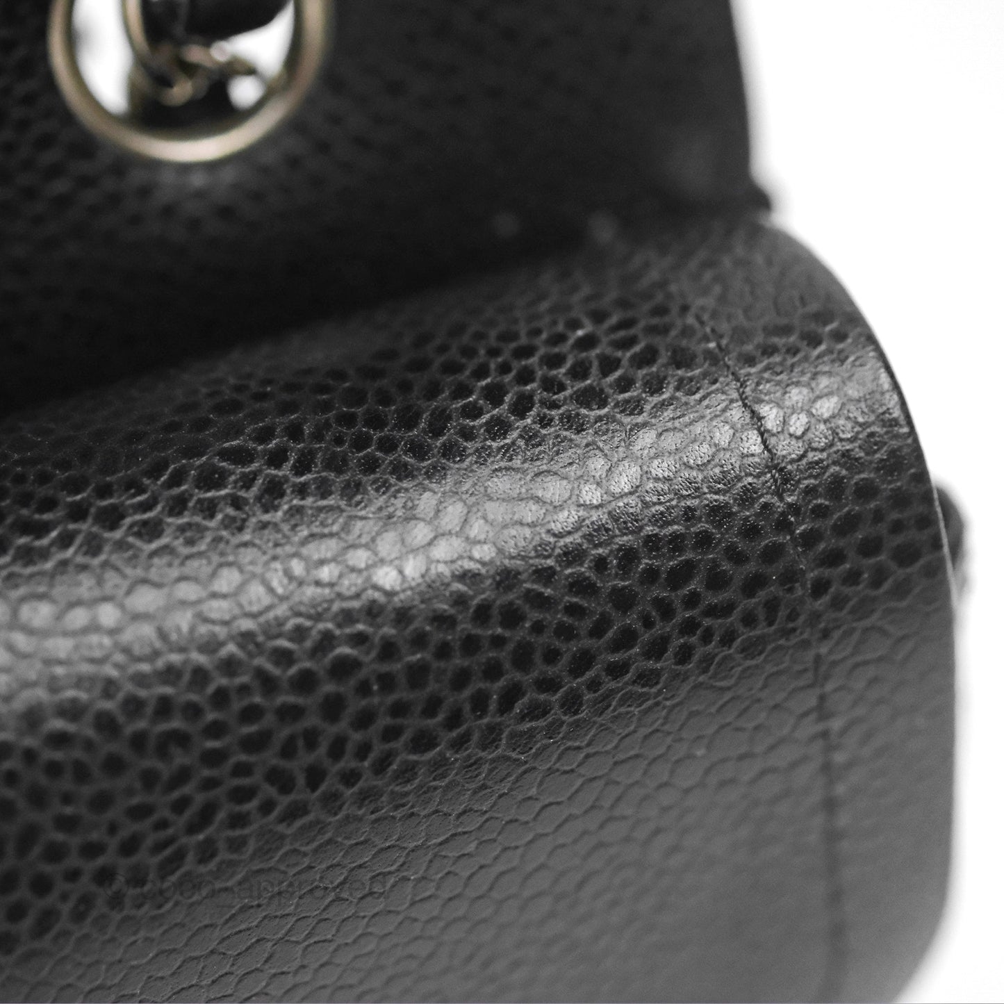 Chanel Small Classic Flap Quilted Black Caviar Silver Hardware