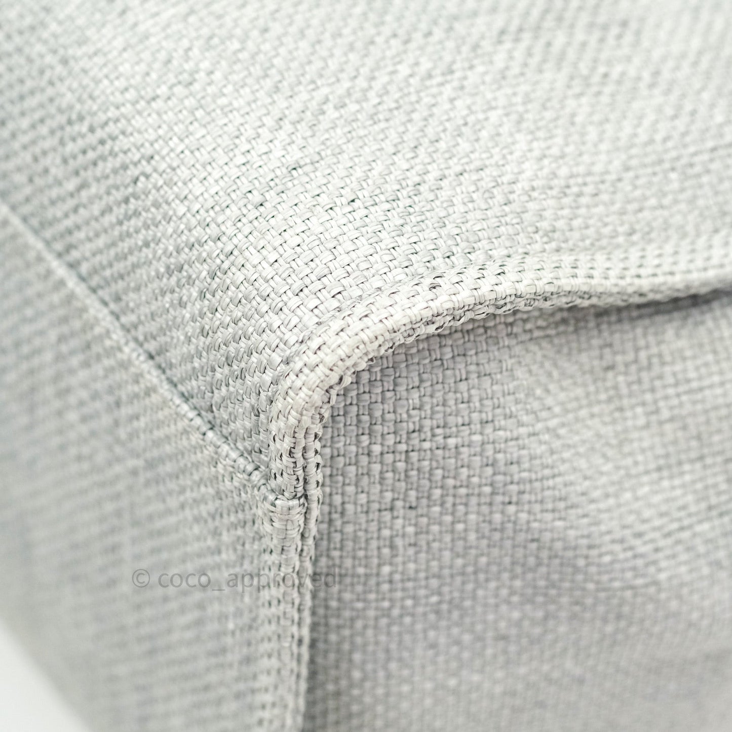 Chanel Canvas Large Deauville Tote Light Grey