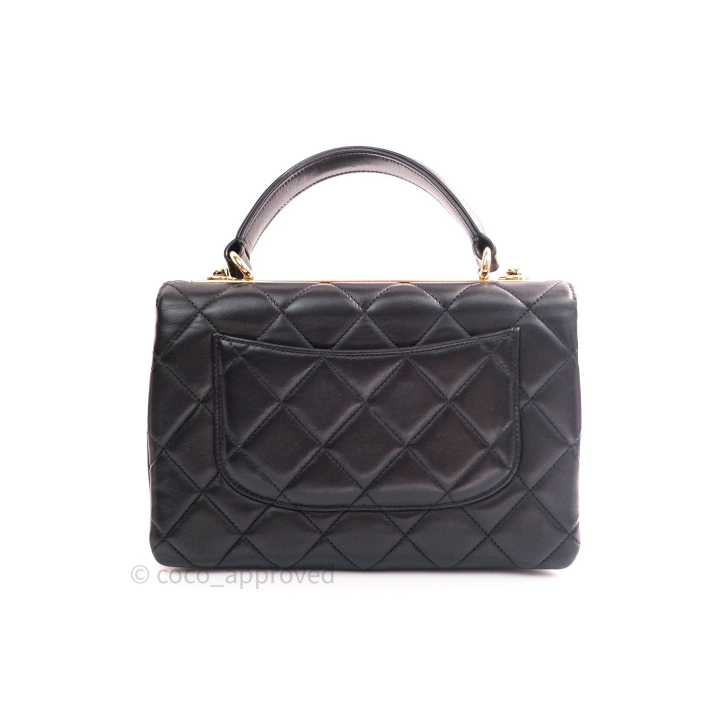 Chanel Trendy CC Small Black Lambskin Gold Hardware