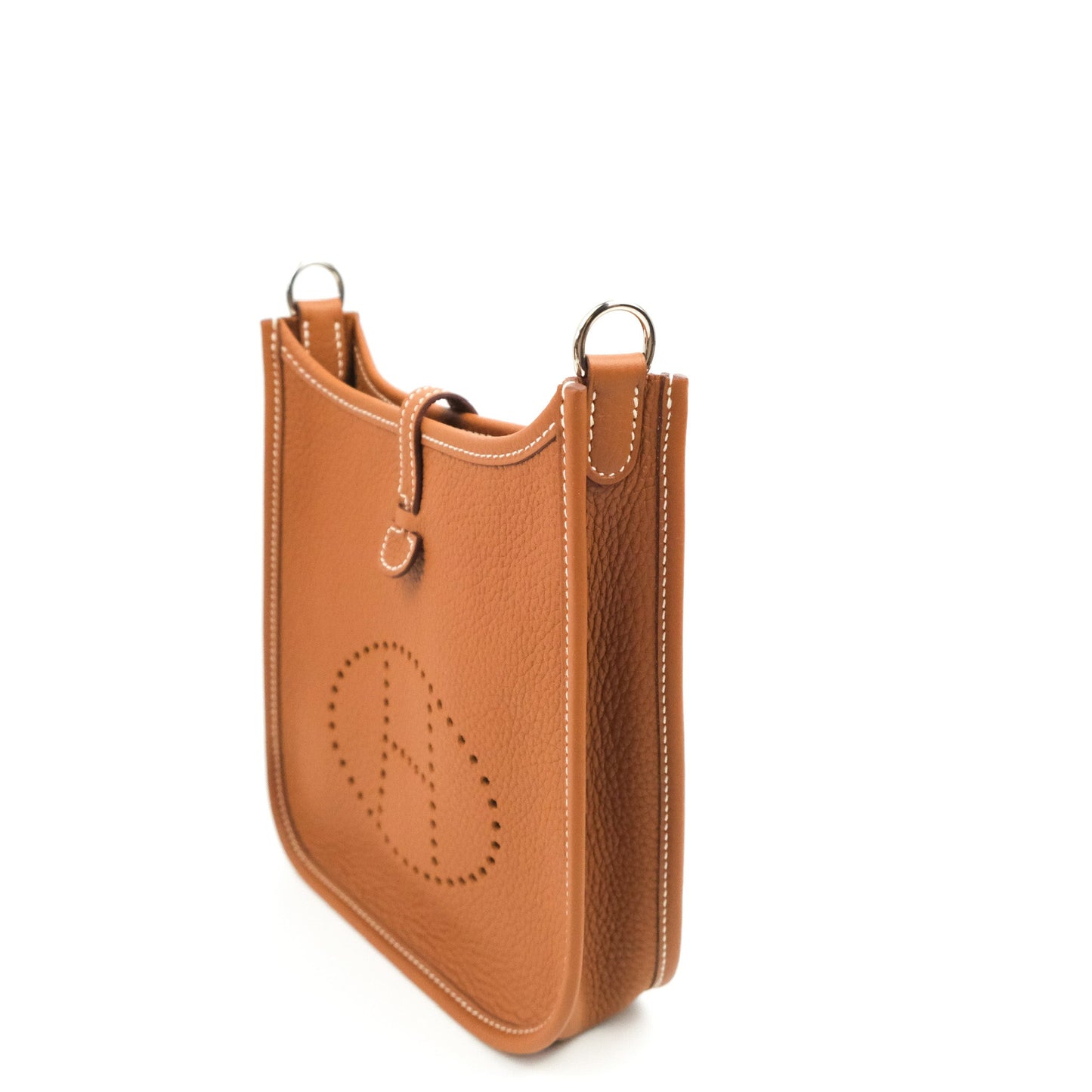 Hermès Mini Evelyne 16 Gold Clemence Palladium Hardware