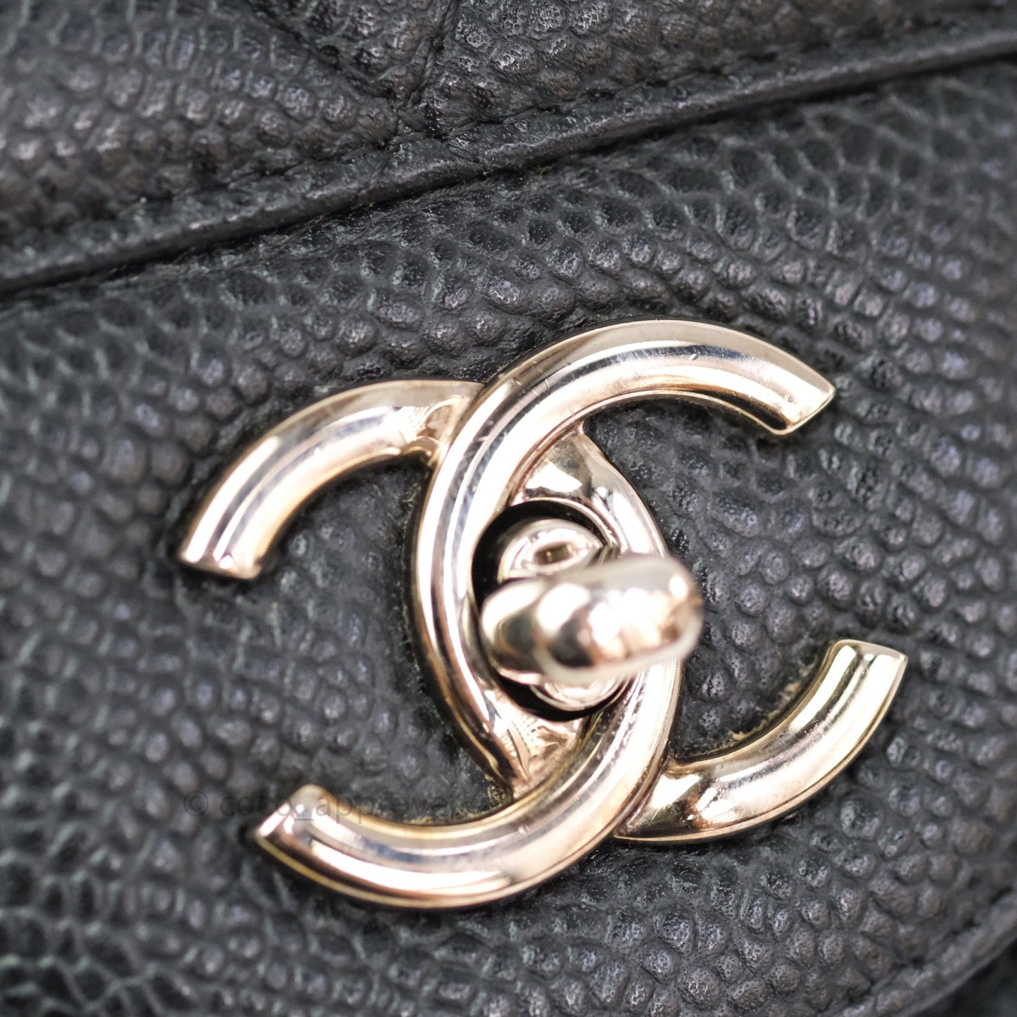 Chanel Classic Maxi Single Flap Quilted Black Caviar Silver Hardware