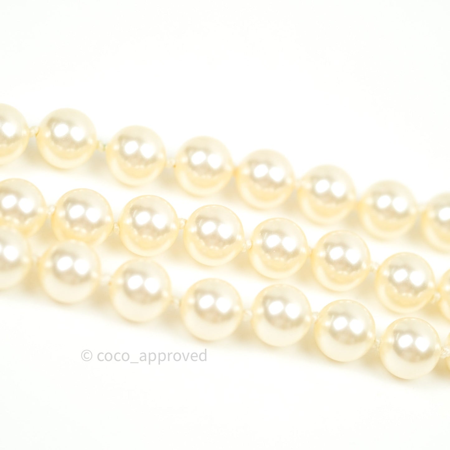 Chanel Long Pearl CC Necklace