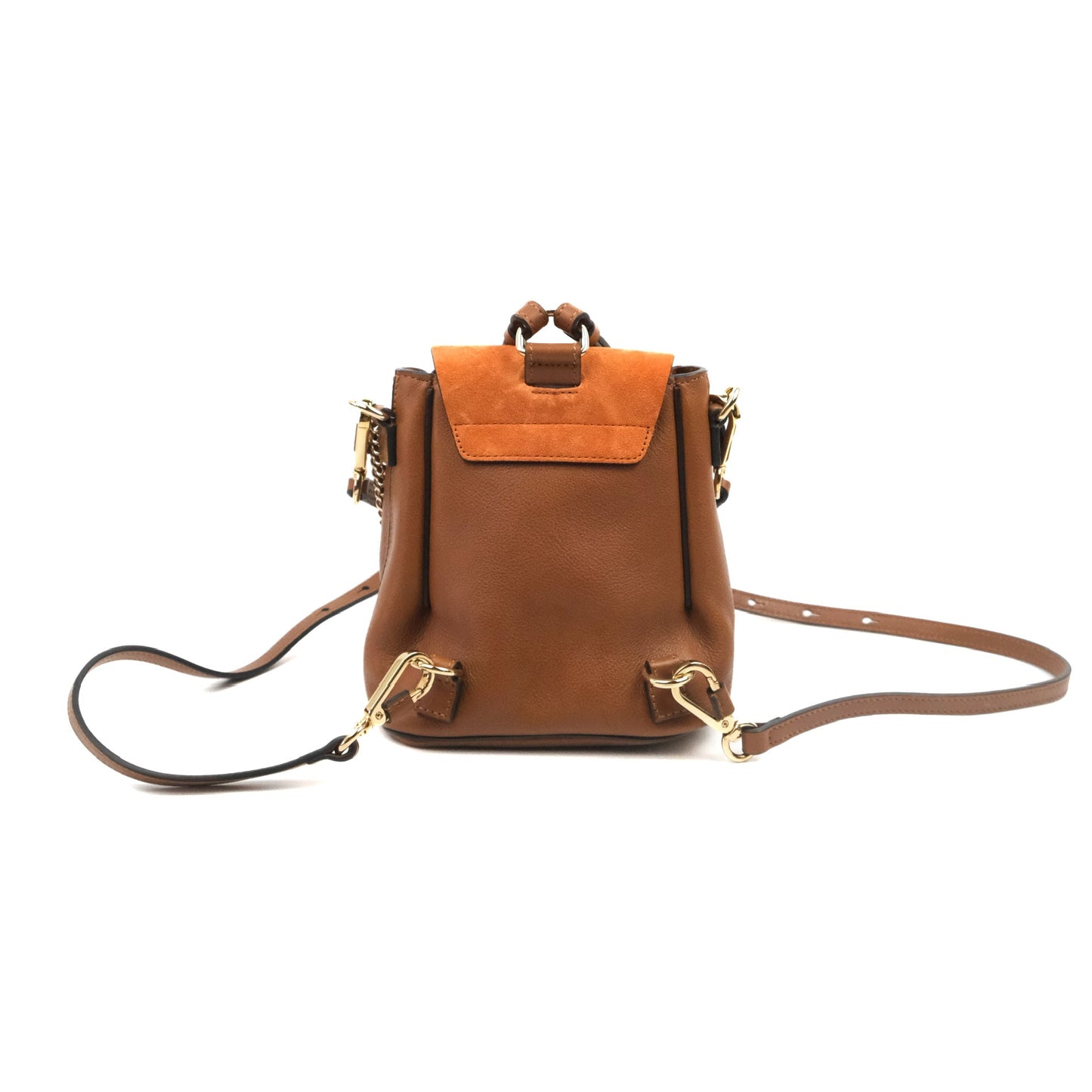 Chloé Mini Faye Backpack Brown
