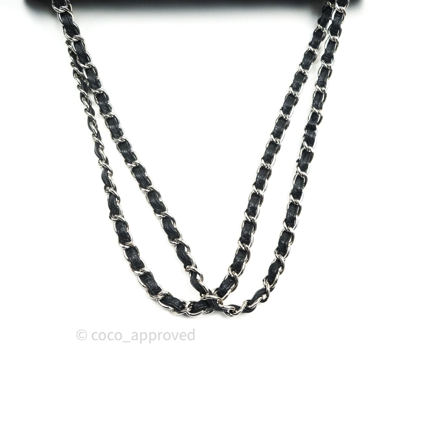 Chanel Classic Maxi Single Flap Quilted Black Caviar Silver Hardware