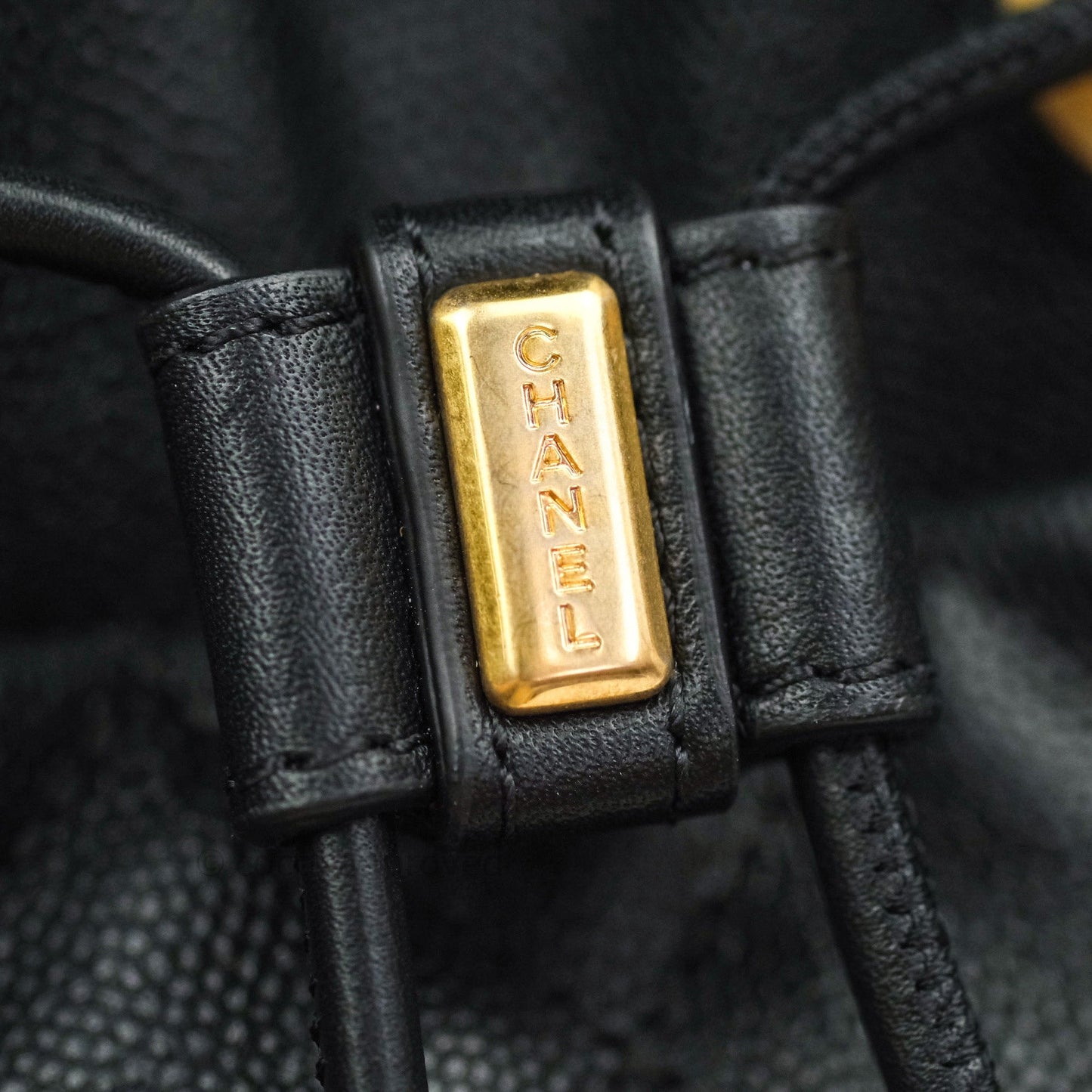 Chanel Quilted Filigree Backpack Black Caviar