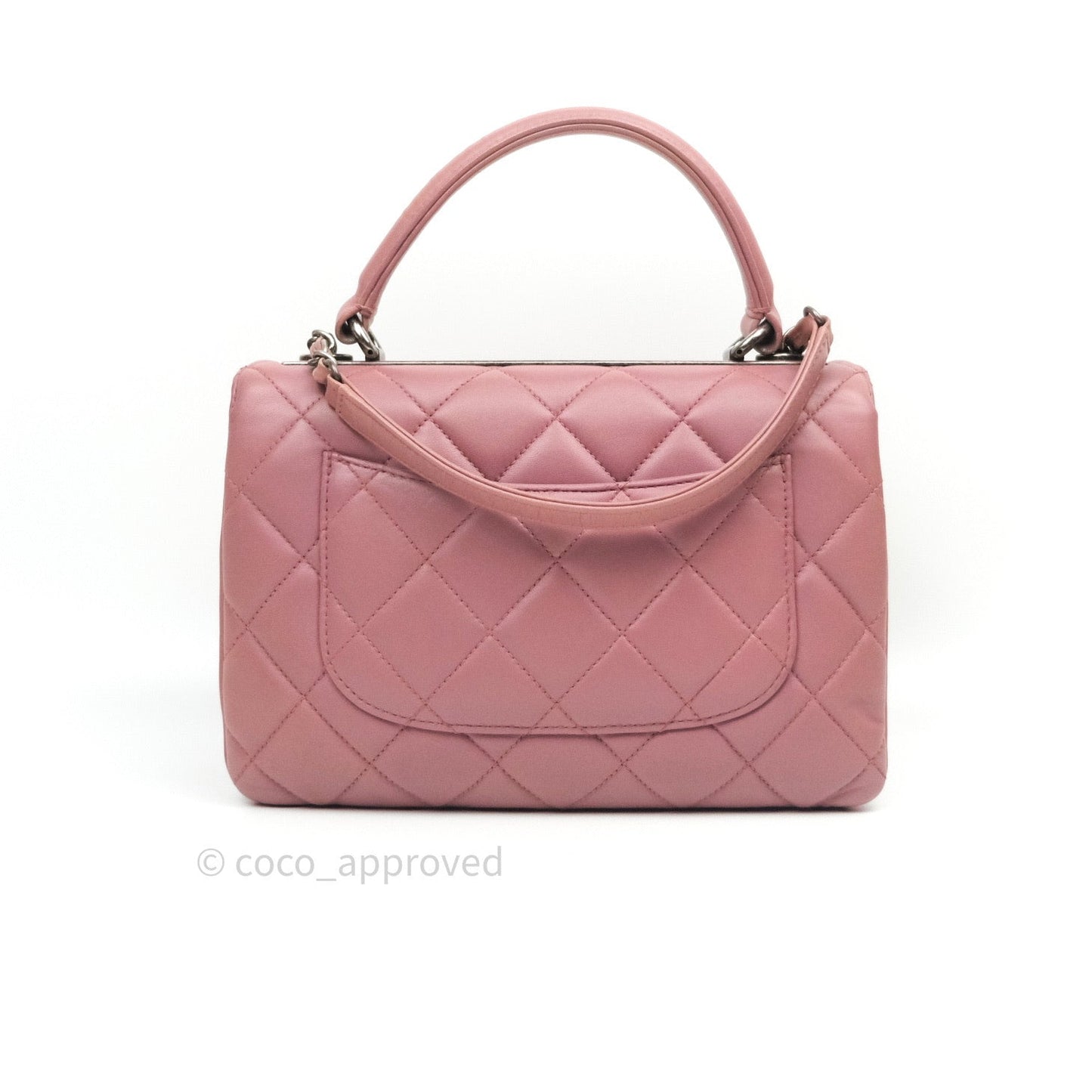 Chanel Quilted Small Trendy CC Flap Bag Mauve Pink Lambskin Ruthenium Hardware