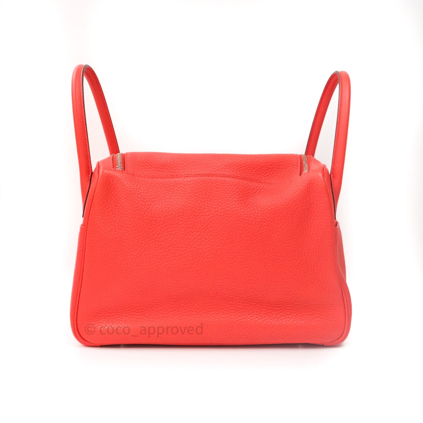 Hermès Lindy 30 Rose Jaipur Clemence Palladium Hardware