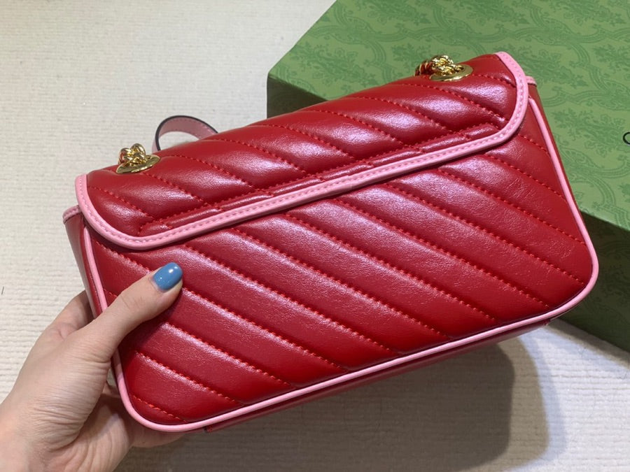 Luxury Gucci GG Marmont Small Shoulder Bag