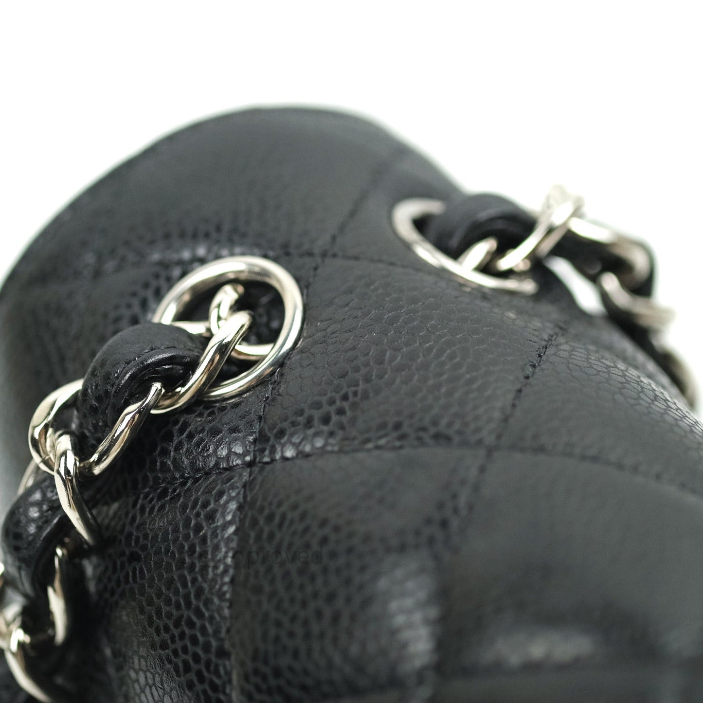 Chanel Classic Jumbo Double Flap Black Quilted Caviar Silver Hardware⁣⁣