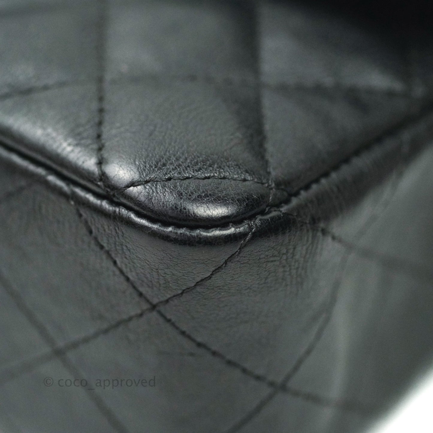 Chanel Quilted Mini Rectangular Flap So Black Crumpled Calfskin