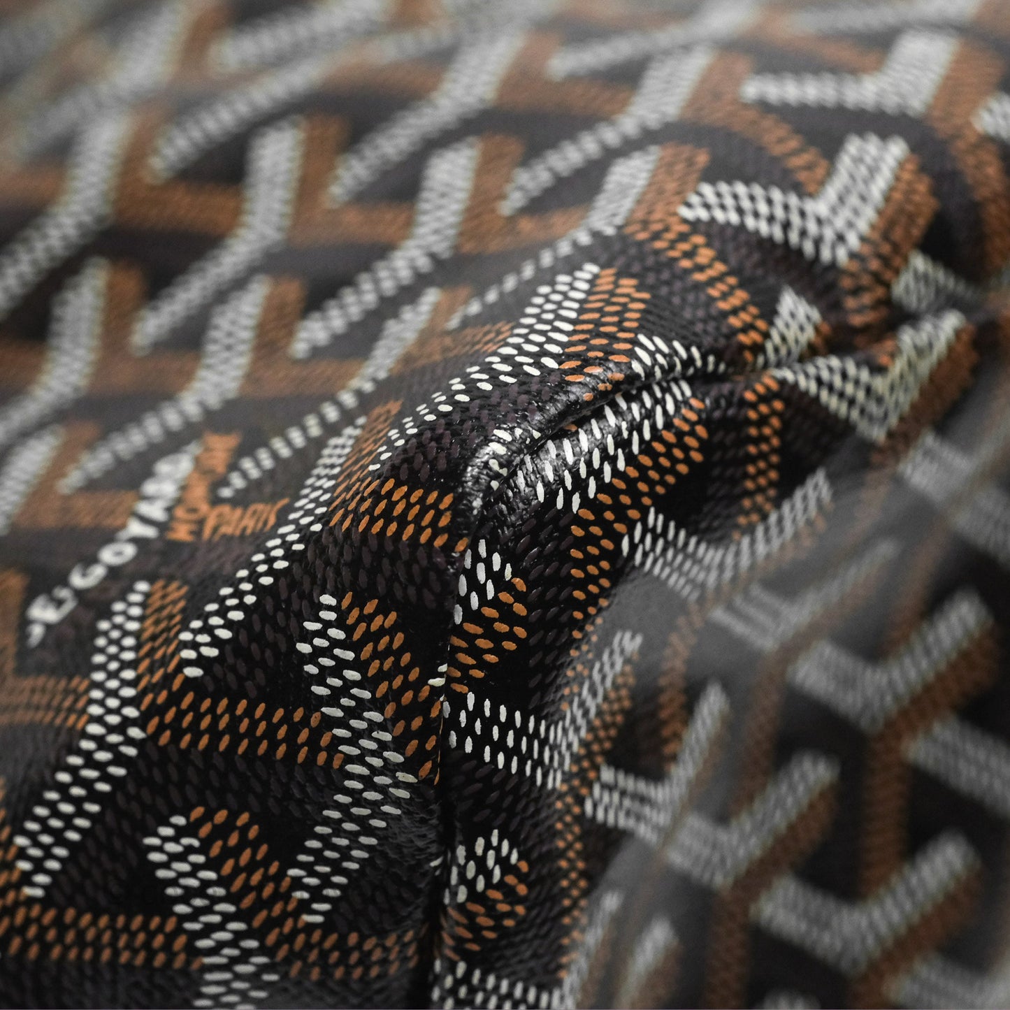 Goyard Bohème Hobo Bag Black/Tan Goyardine Canvas
