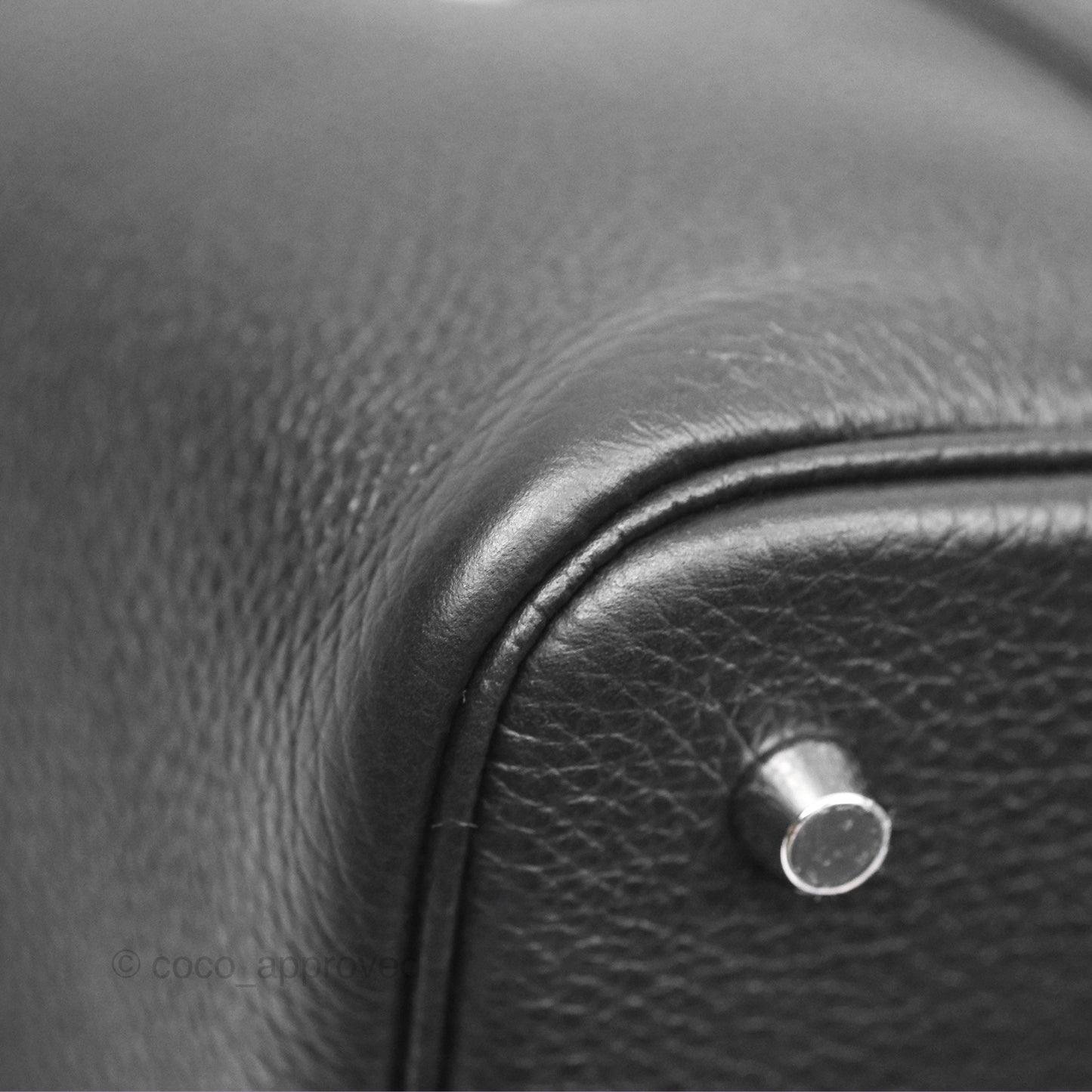 Hermès Picotin 22 Black Noir 89 Clemence Palladium Hardware