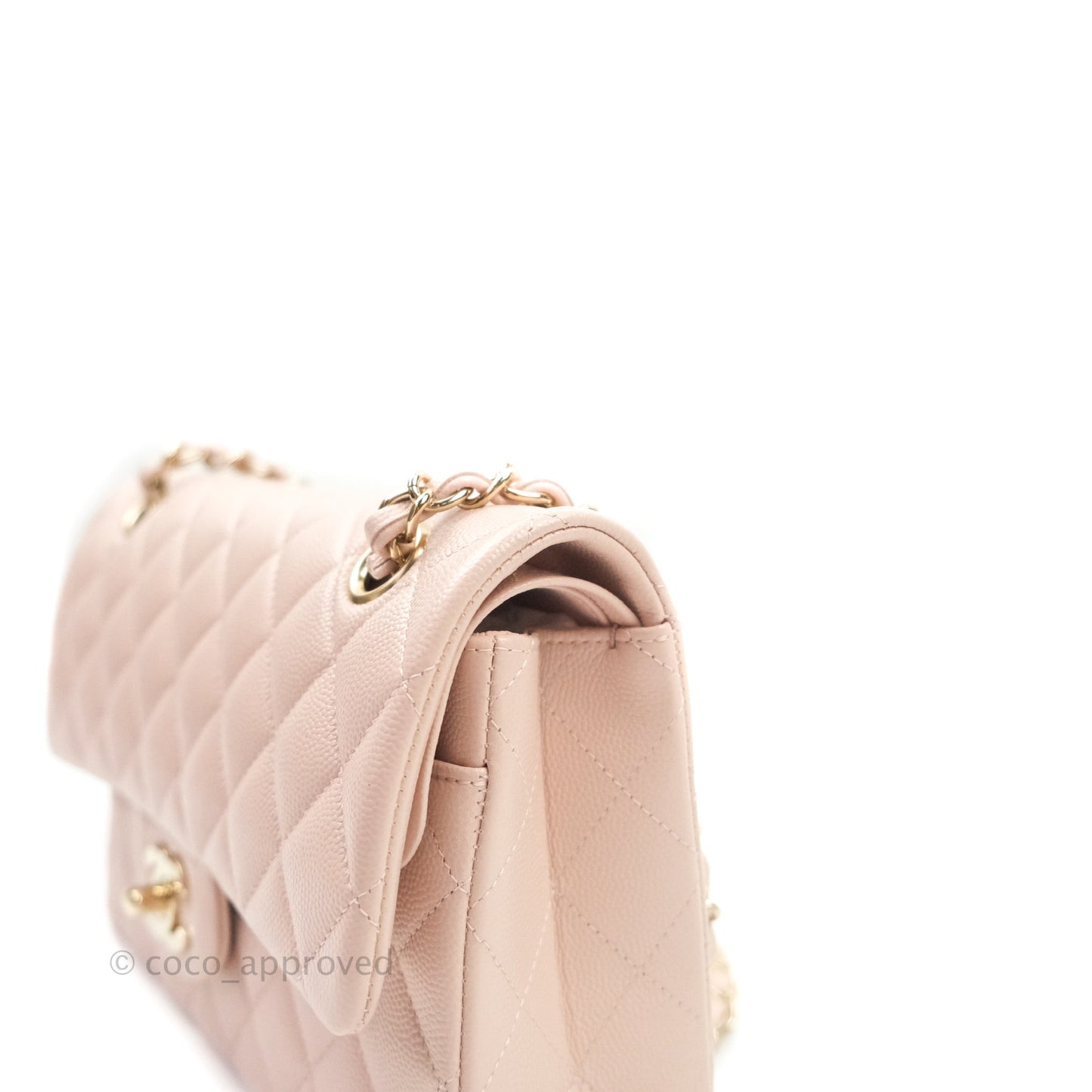 Chanel Classic Small S/M Flap Pink Caviar Gold Hardware
