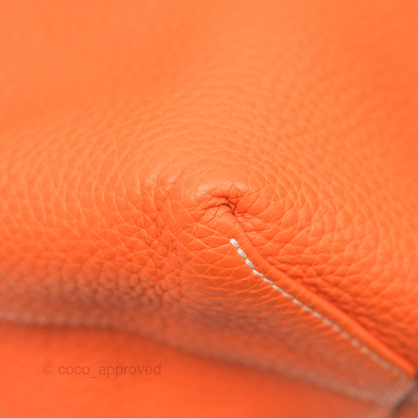 Hermès Double Sens Tote 36 Gold/ Orange Clemence