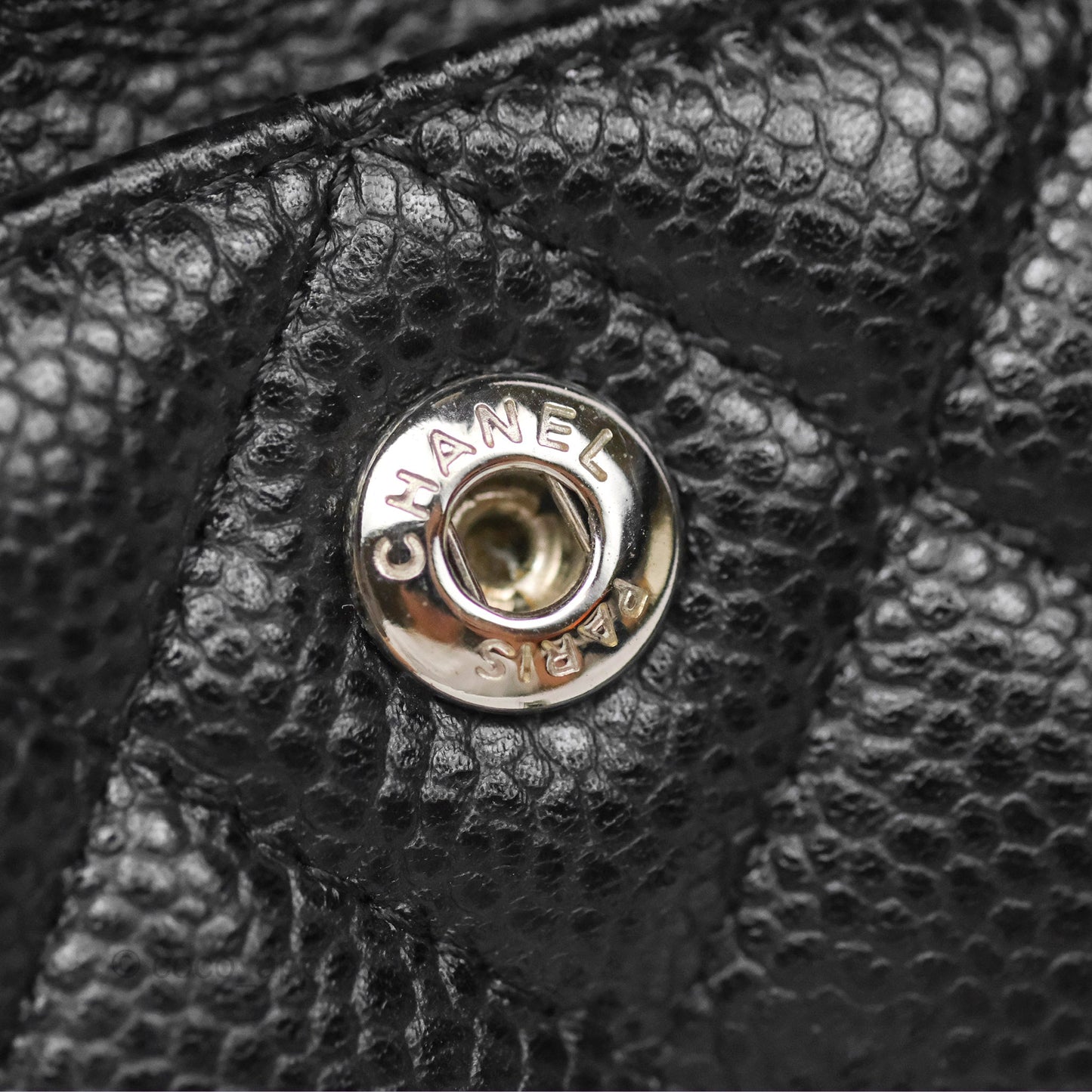 Chanel Small Classic Flap Quilted Black Caviar Silver Hardware