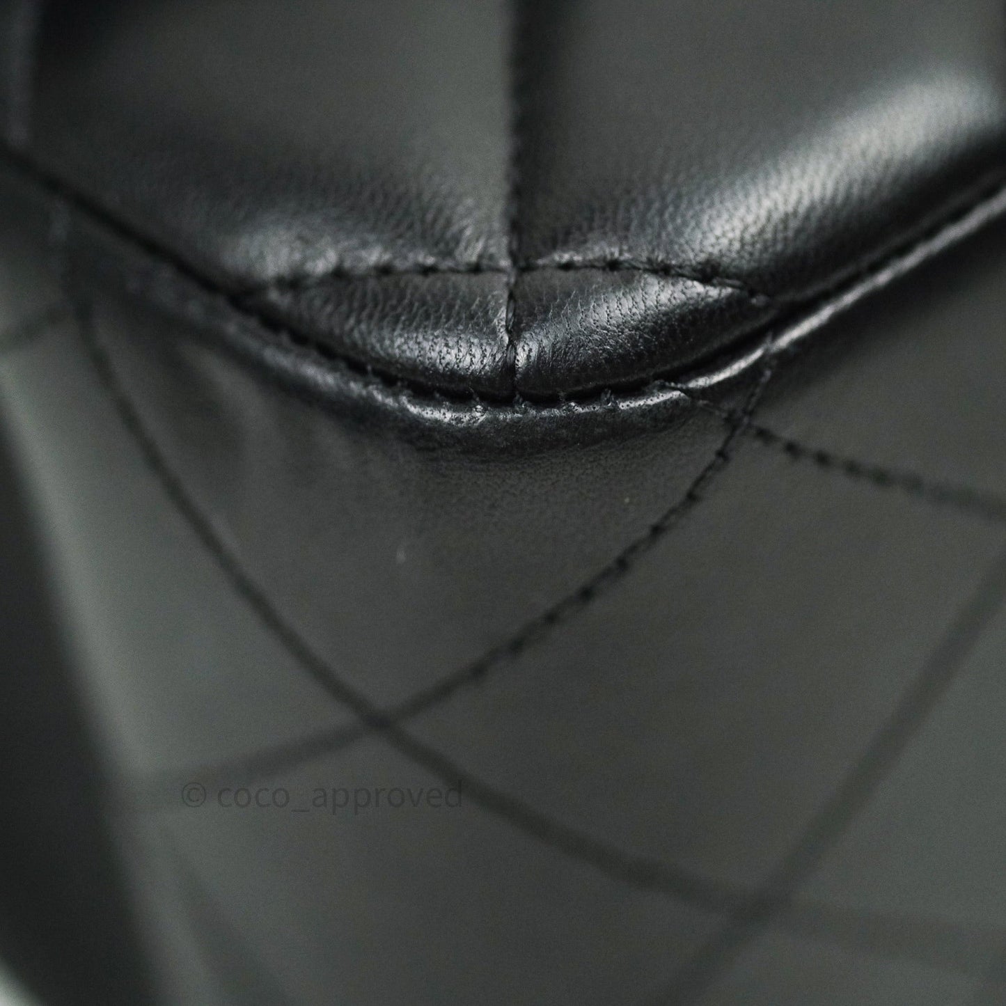 Chanel Jumbo Double Flap Black Lambskin Silver Hardware⁣⁣
