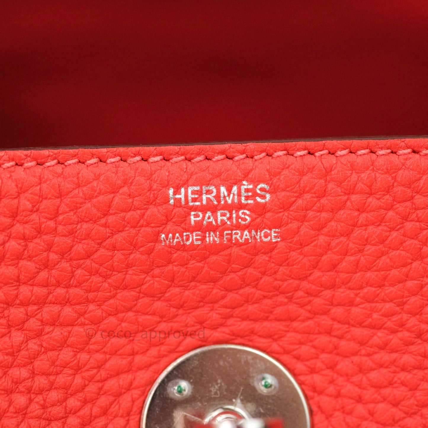 Hermès Lindy 30 Rose Jaipur Clemence Palladium Hardware