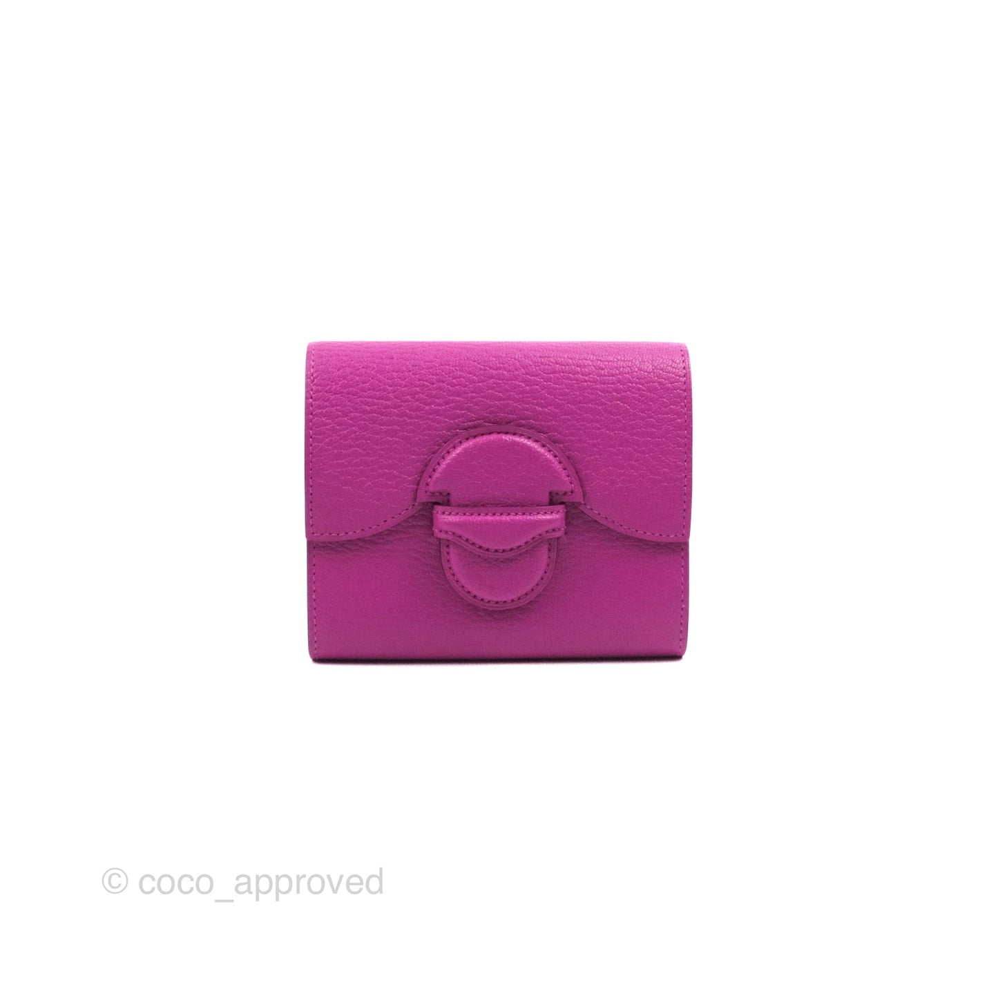 Hermes Portefeuille 1938-12 Magnolia Chevre Mysore