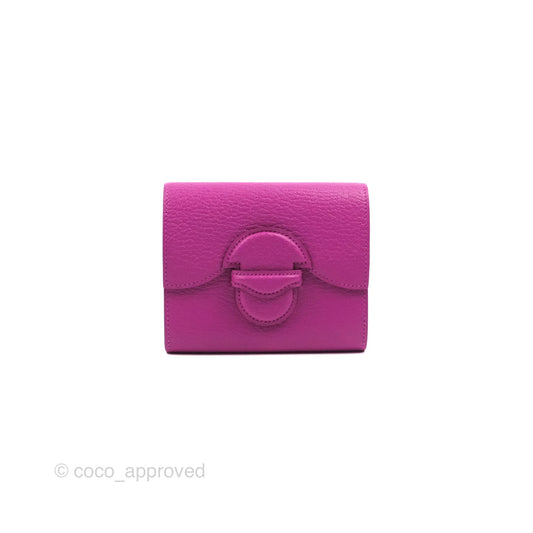 Hermes Portefeuille 1938-12 Magnolia Chevre Mysore