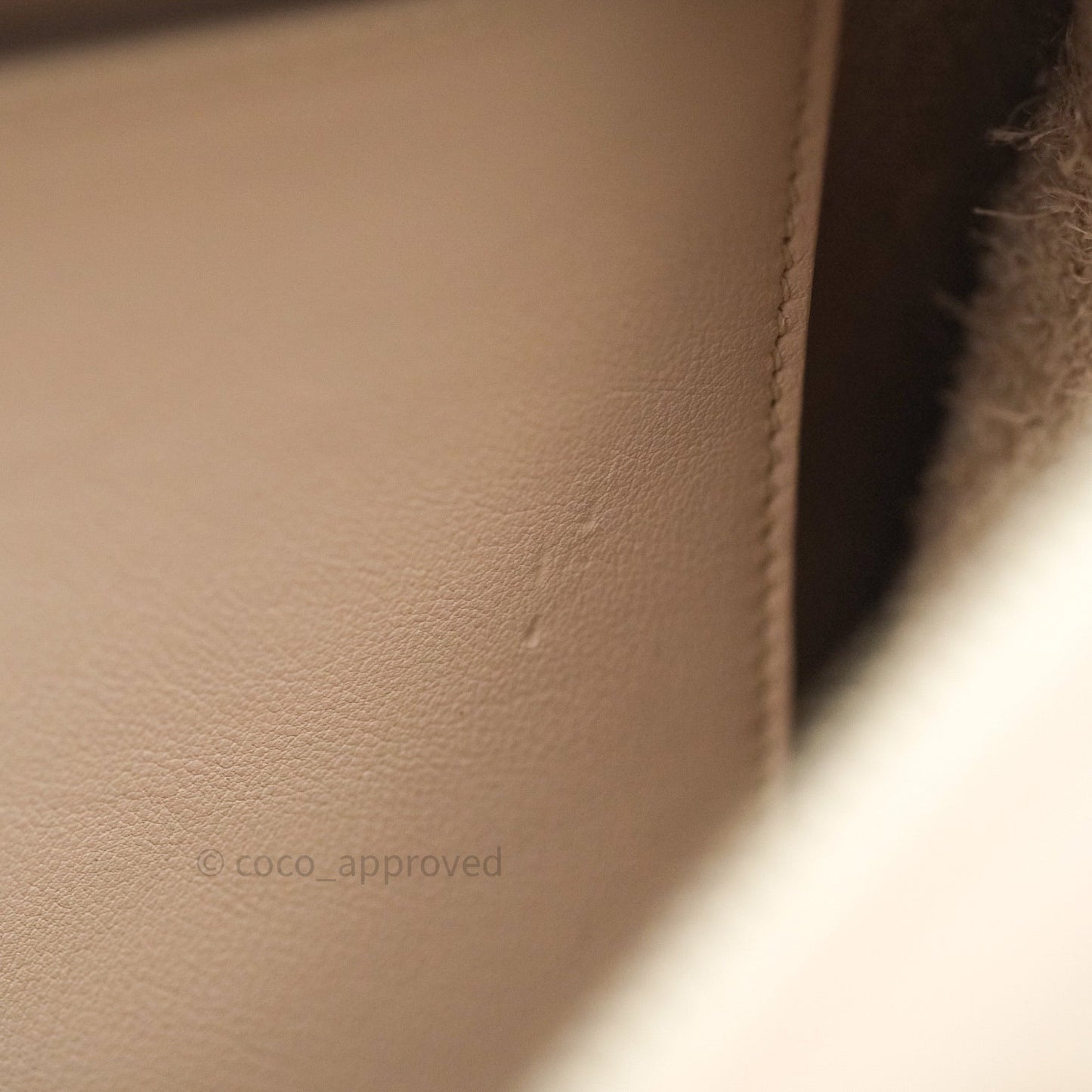 Saint Laurent Calfskin Monogram Baby Cabas Pale Pink Silver Hardware