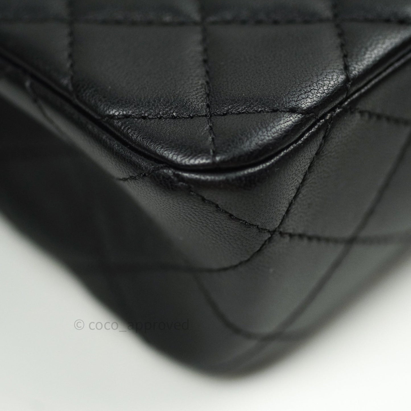Chanel Quilted Medium Lambskin Westminster Pearl Flap Black