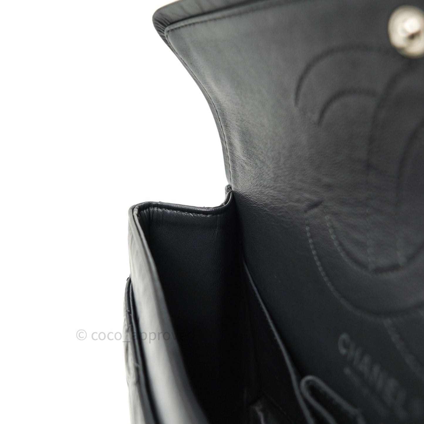 Chanel Reissue Quilted Aged Calfskin Dark Grey Ruthenium Hardware 226