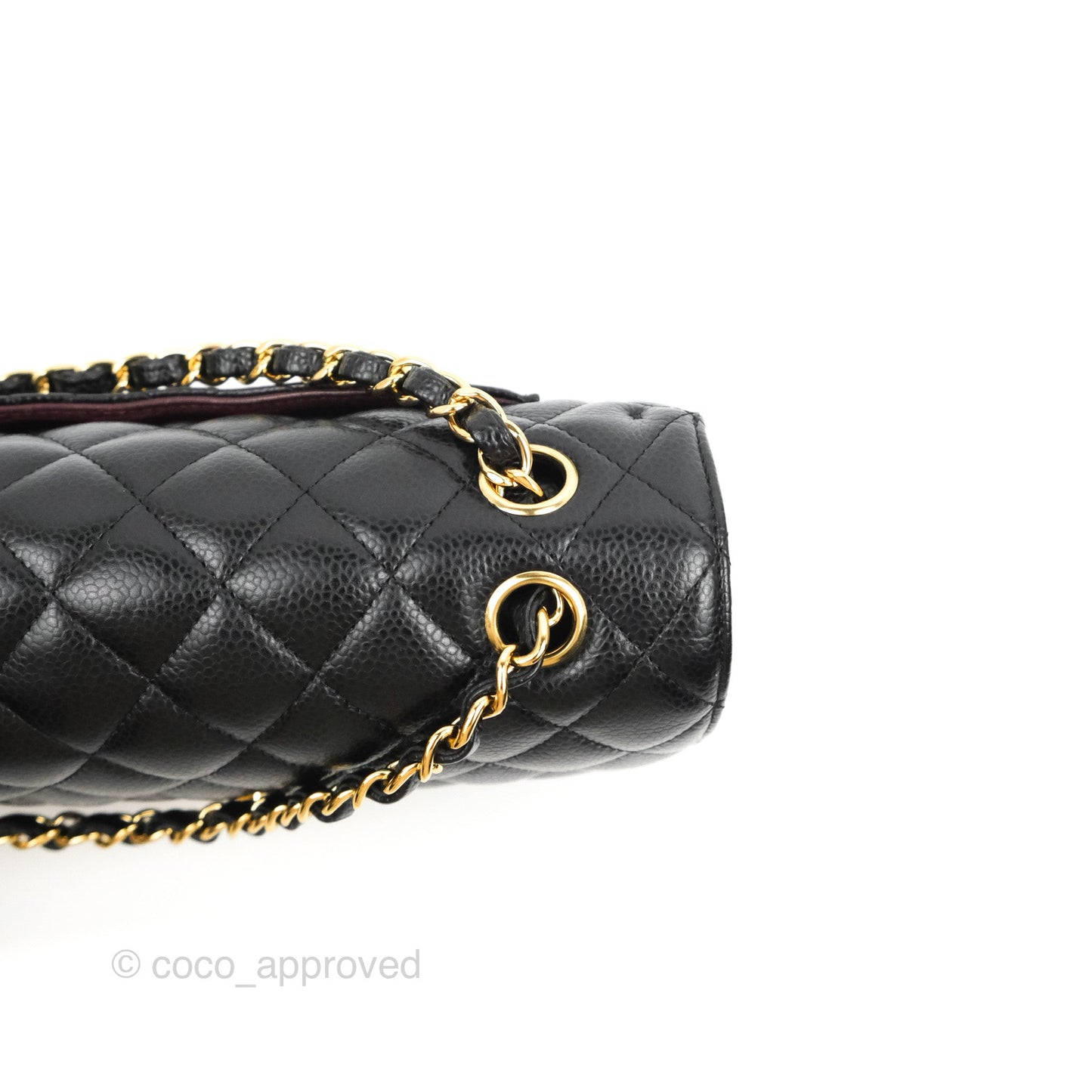 Chanel Quilted Small Classic Flap Black Caviar Gold Hardware