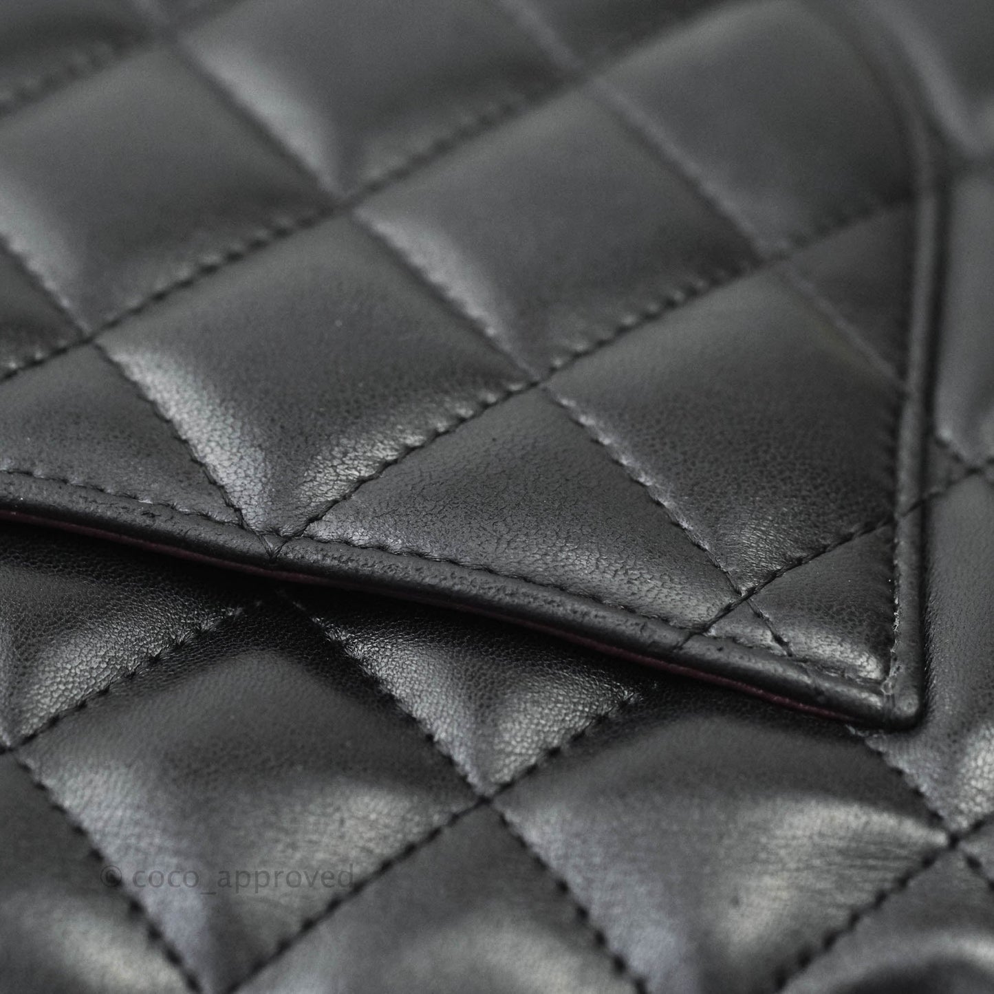 Chanel Jumbo Double Flap Black Lambskin Silver Hardware⁣⁣
